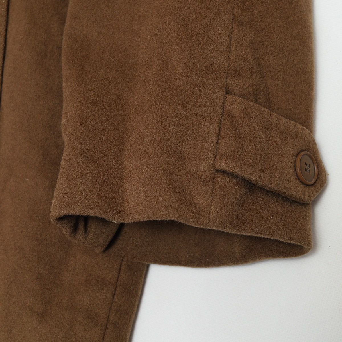 Vintage Ing Loro Piana Vintage Wool Cashmere Beige Coat Size M / US 6-8 / IT 42-44 - 9 Thumbnail