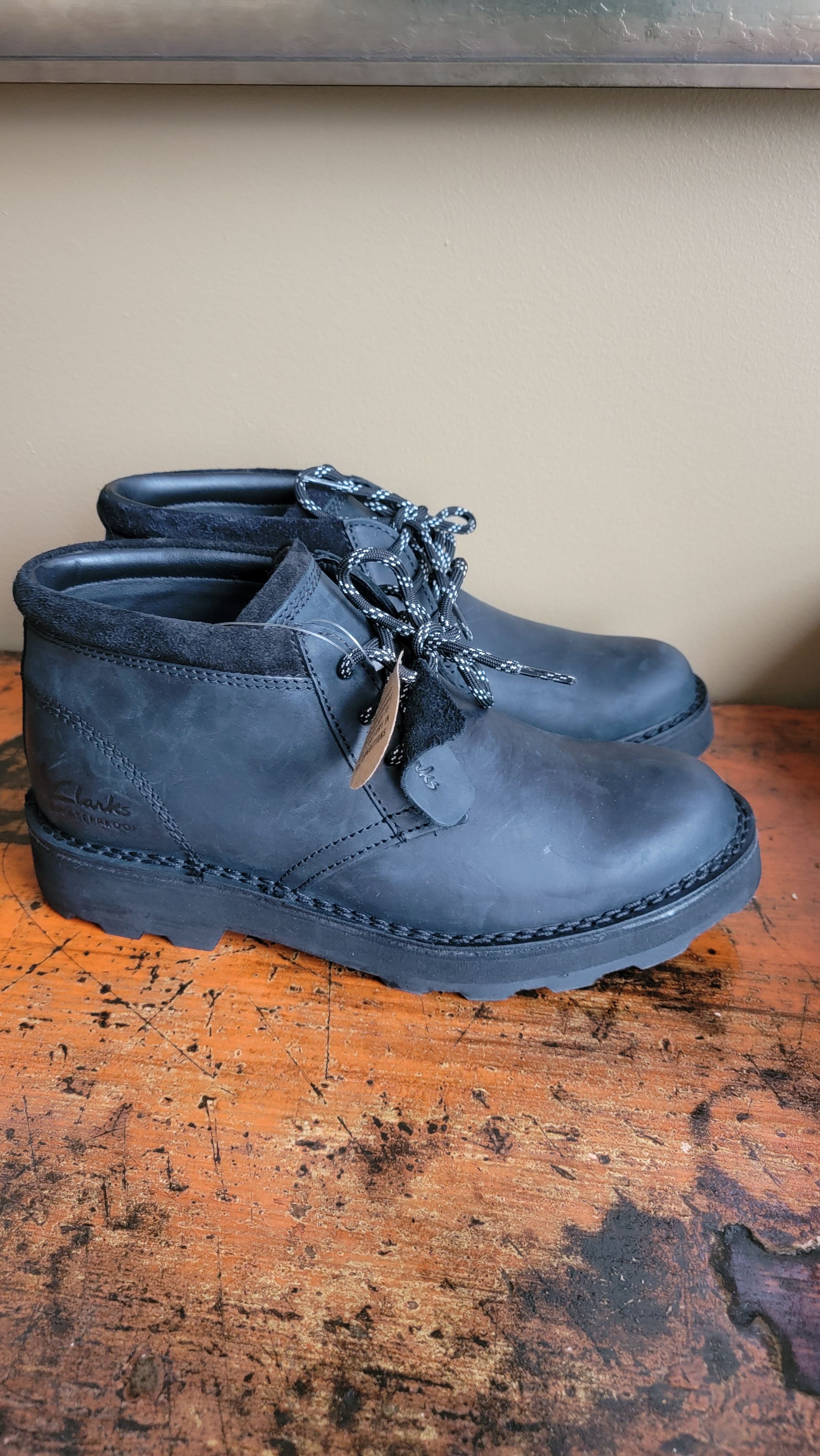 Clarks Man's Boots Clarks Corston DB Waterproof Size US 7.5 / EU 40-41 - 7 Thumbnail