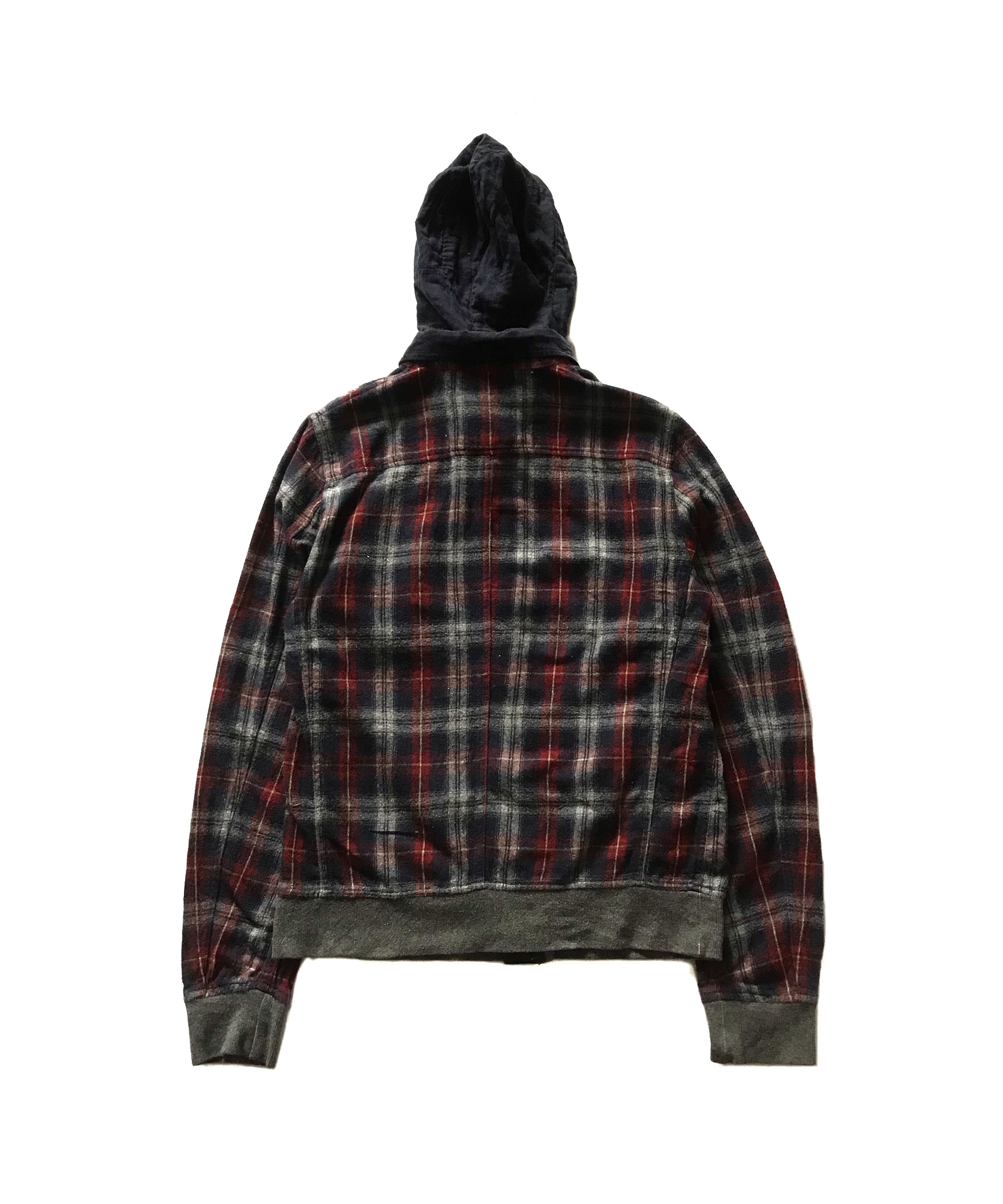 Marithe + Francois Girbaud MARITHE FRANCOIS GIRBAUD FLANNEL HOODIE CHECKERED BUTTON UP Size US S / EU 44-46 / 1 - 4 Thumbnail
