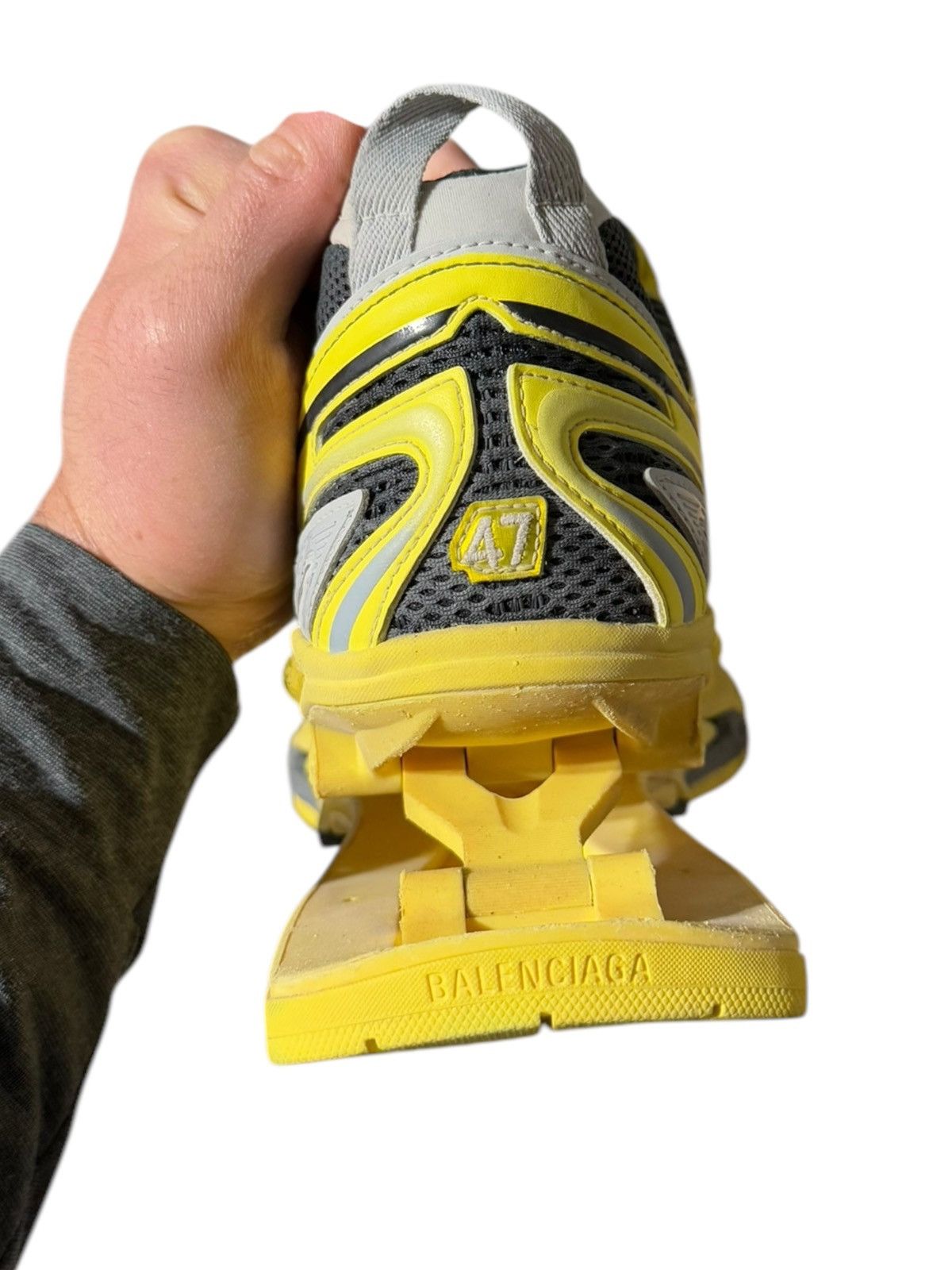 Balenciaga RARE Yellow Lightning X-Pander (X Pander) Heel Sneaker Size US 14 / EU 47 - 9 Thumbnail