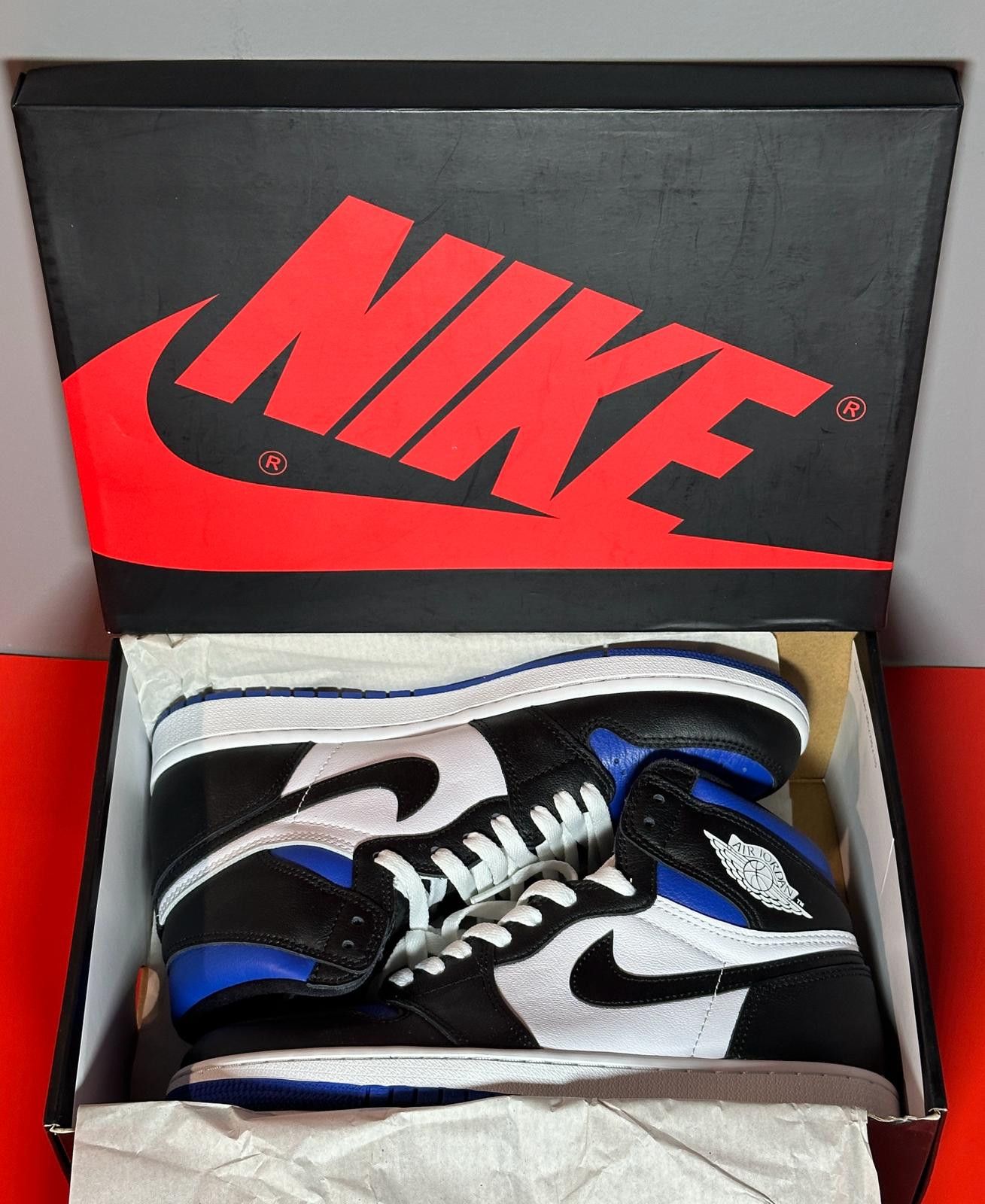Jordan Brand Size 9 - Jordan 1 Retro OG High Royal Toe Size US 9 / EU 42 - 7 Thumbnail