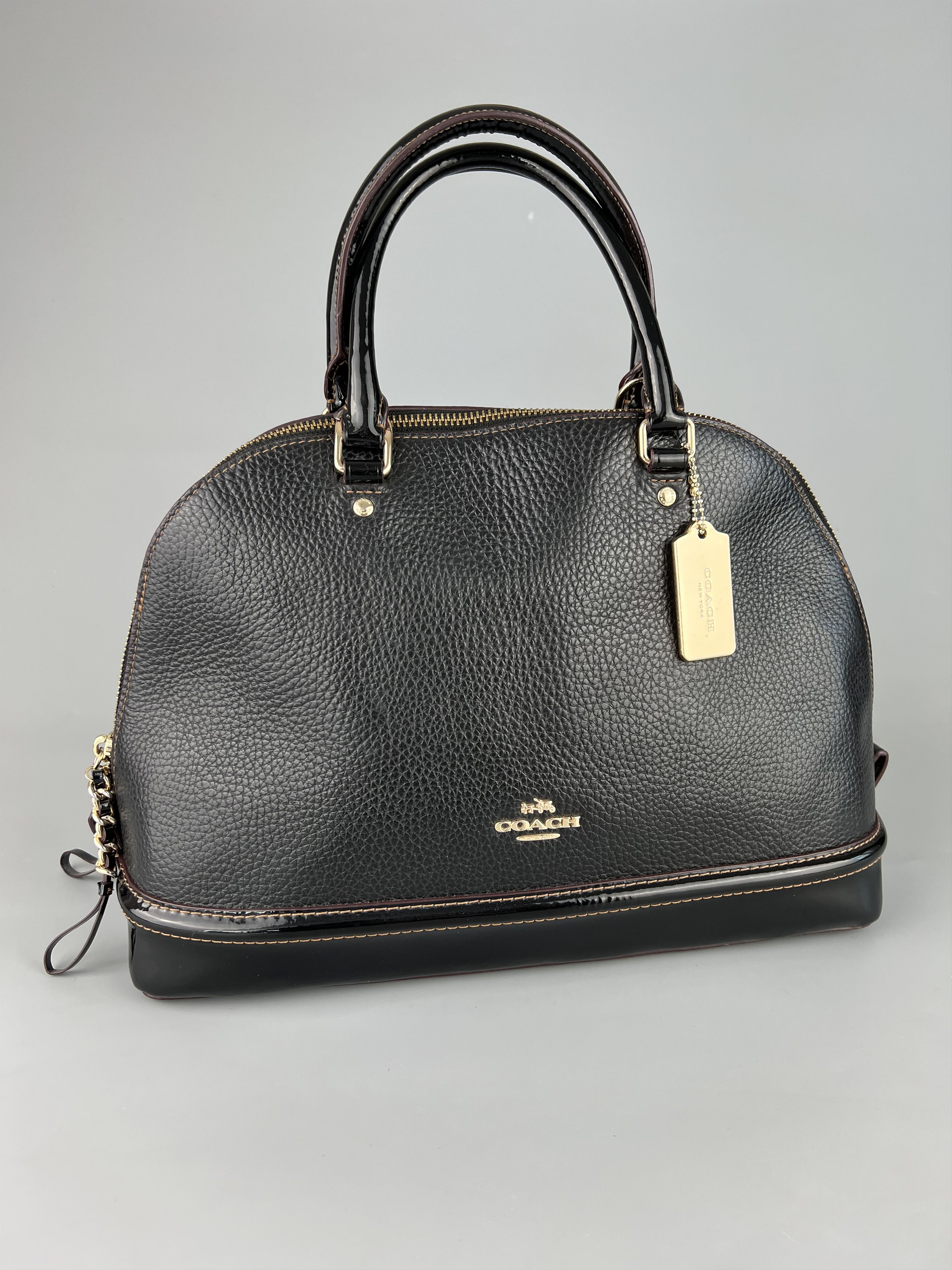 Coach × Leather Coach Brown Leather Handbag Size ONE SIZE - 1 Thumbnail