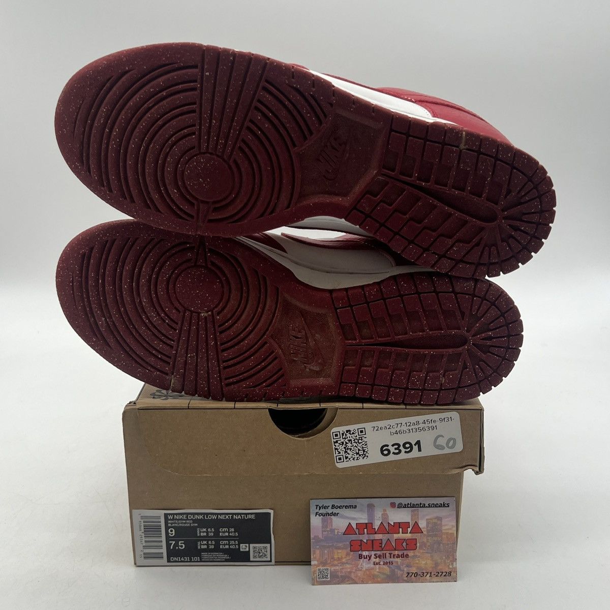 Nike Wmns dunk low nest nature gym red Size US 9 / EU 42 - 8 Thumbnail