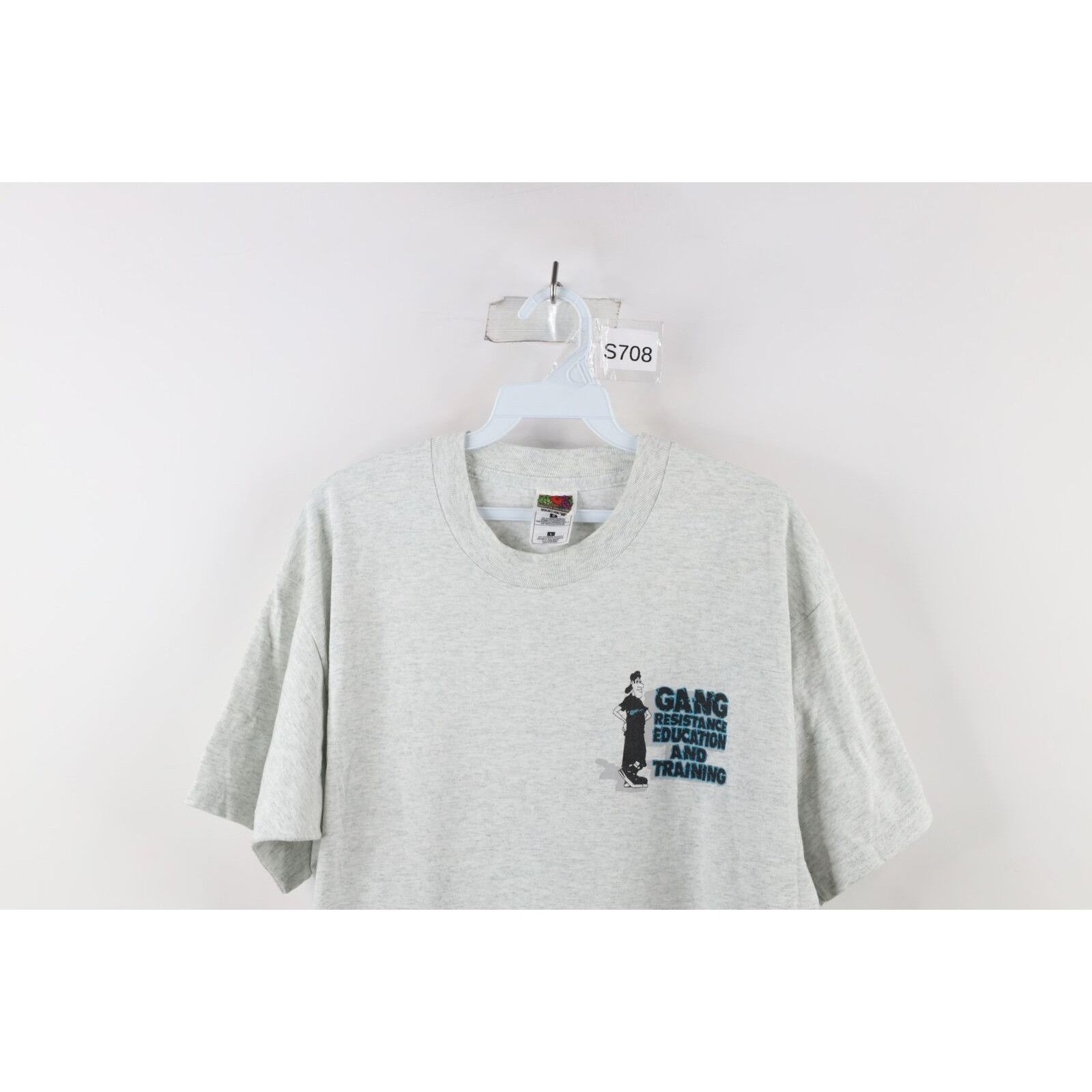 Vintage Vintage 90s Streetwear Spell Out Gang Resistance T-Shirt Size US L / EU 52-54 / 3 - 2 Thumbnail
