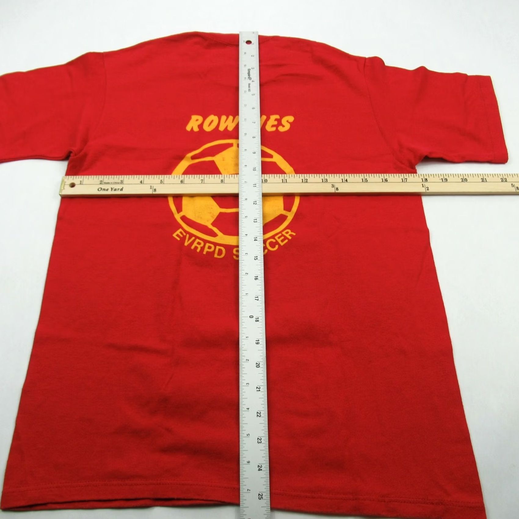 Jerzees Vintage Shirt Mens Red Short Sleeve Optimist International Single Stitch Medium US Clothing Size US M / EU 48-50 / 2 - 4 Thumbnail