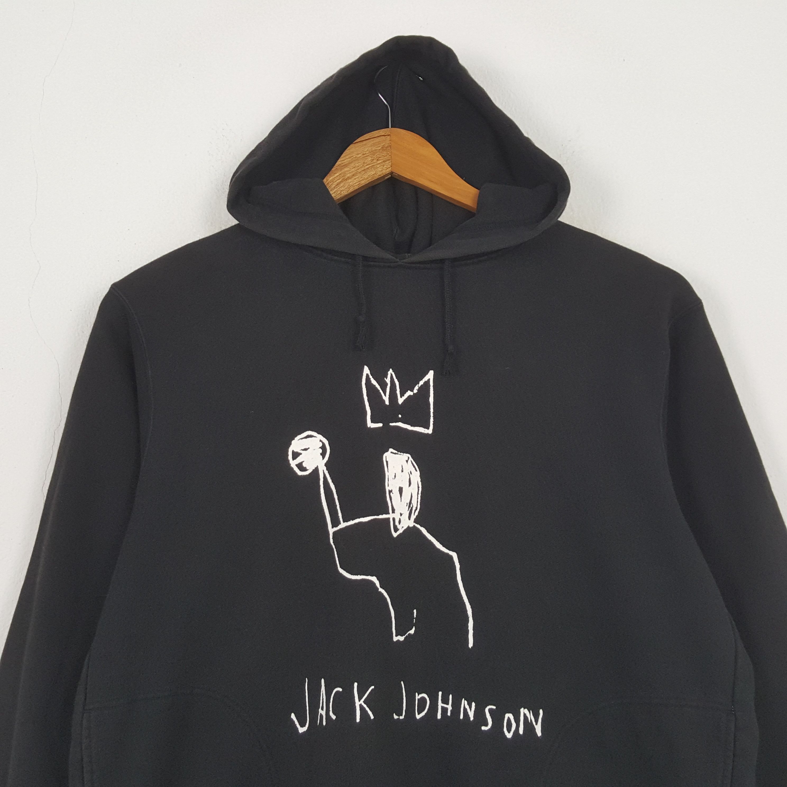 Jean-Michel Basquiat Vintage Jean-Michel Basquiat x Jack Johnson Hoodie RR18 Size US XL / EU 56 / 4 - 2 Thumbnail