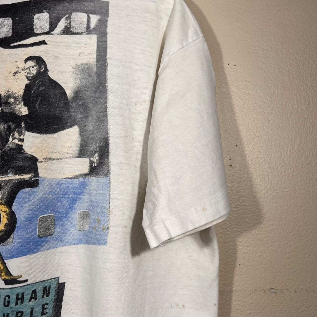 Hanes × Vintage Vintage 1989 Rare Jeff Beck’: Guitar Shop T Shirt Stevie Ray Size US L / EU 52-54 / 3 - 13 Thumbnail