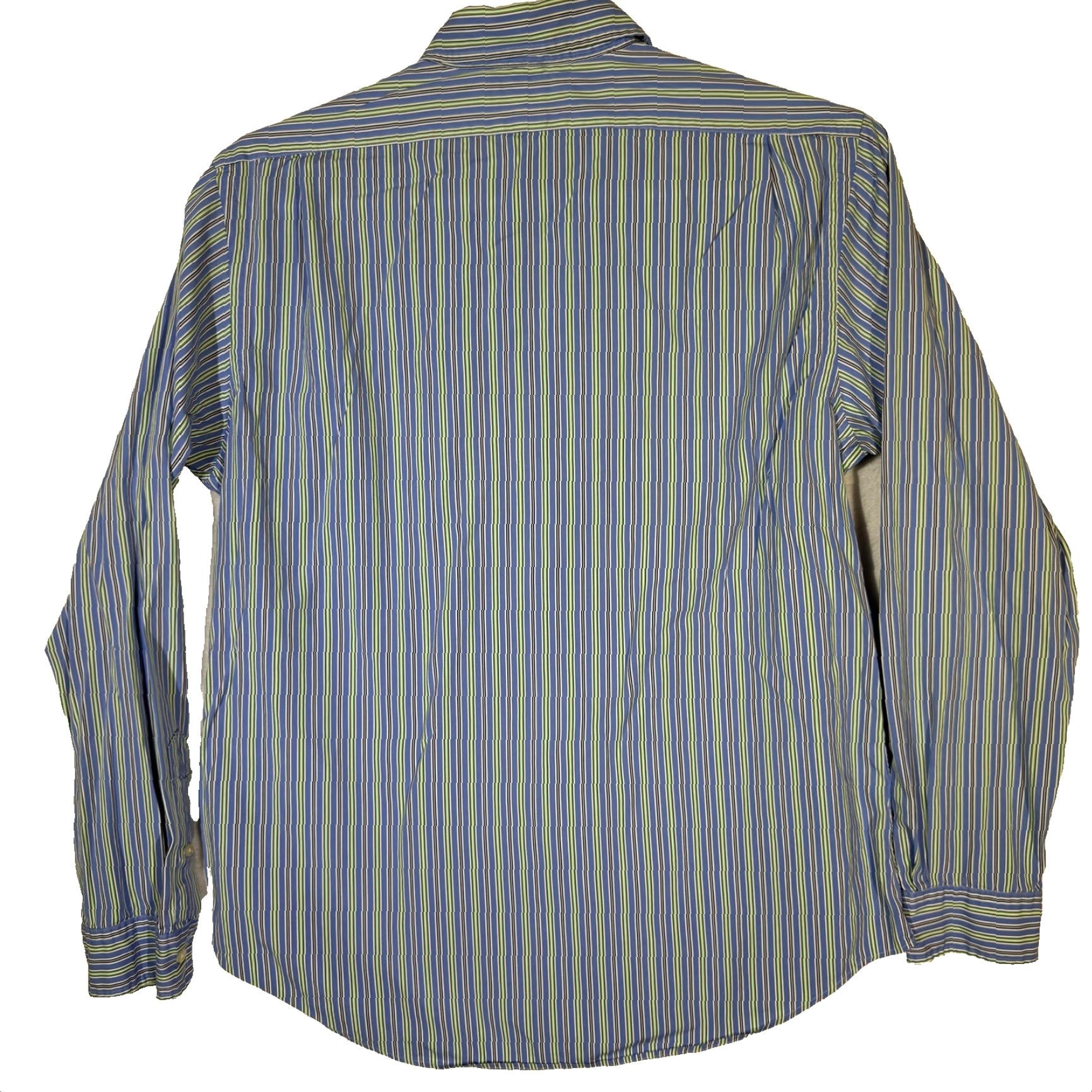 Polo Ralph Lauren Polo Ralph Lauren Shirt Mens Large Blue Striped Stanton Custom Fit Button Down Size US L / EU 52-54 / 3 - 2 Thumbnail