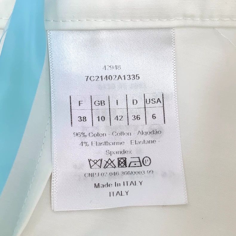 Dior Dior White cotton casual shorts Size 25" / US 0 / IT 36 - 6 Thumbnail