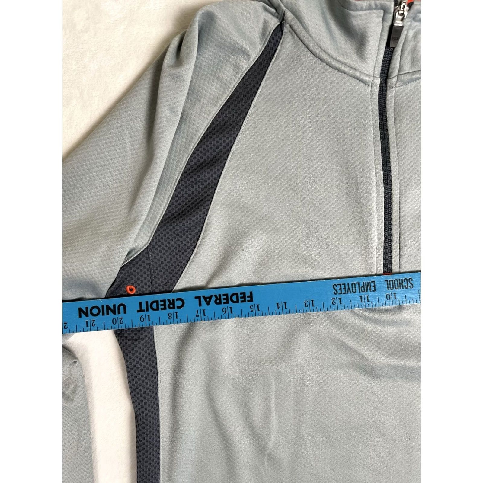 Alo ALO 1/4 Zip Long Sleeve Jacket Mens M Gray Athletic Activewear CrossFit Golf Yoga USA Basic Jacket Size US M / EU 48-50 / 2 - 6 Thumbnail