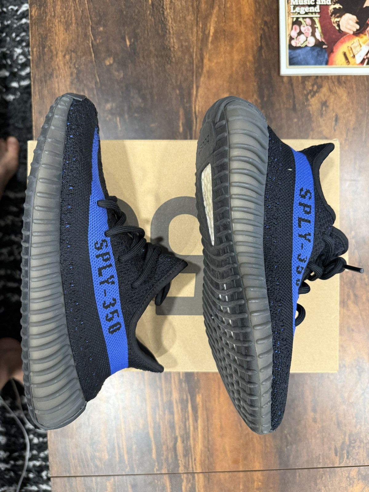 Yeezy Adidas Yeezy 350 Dazzling Blue M 6 W 7.5 Size US 7.5 / IT 37.5 - 5 Thumbnail