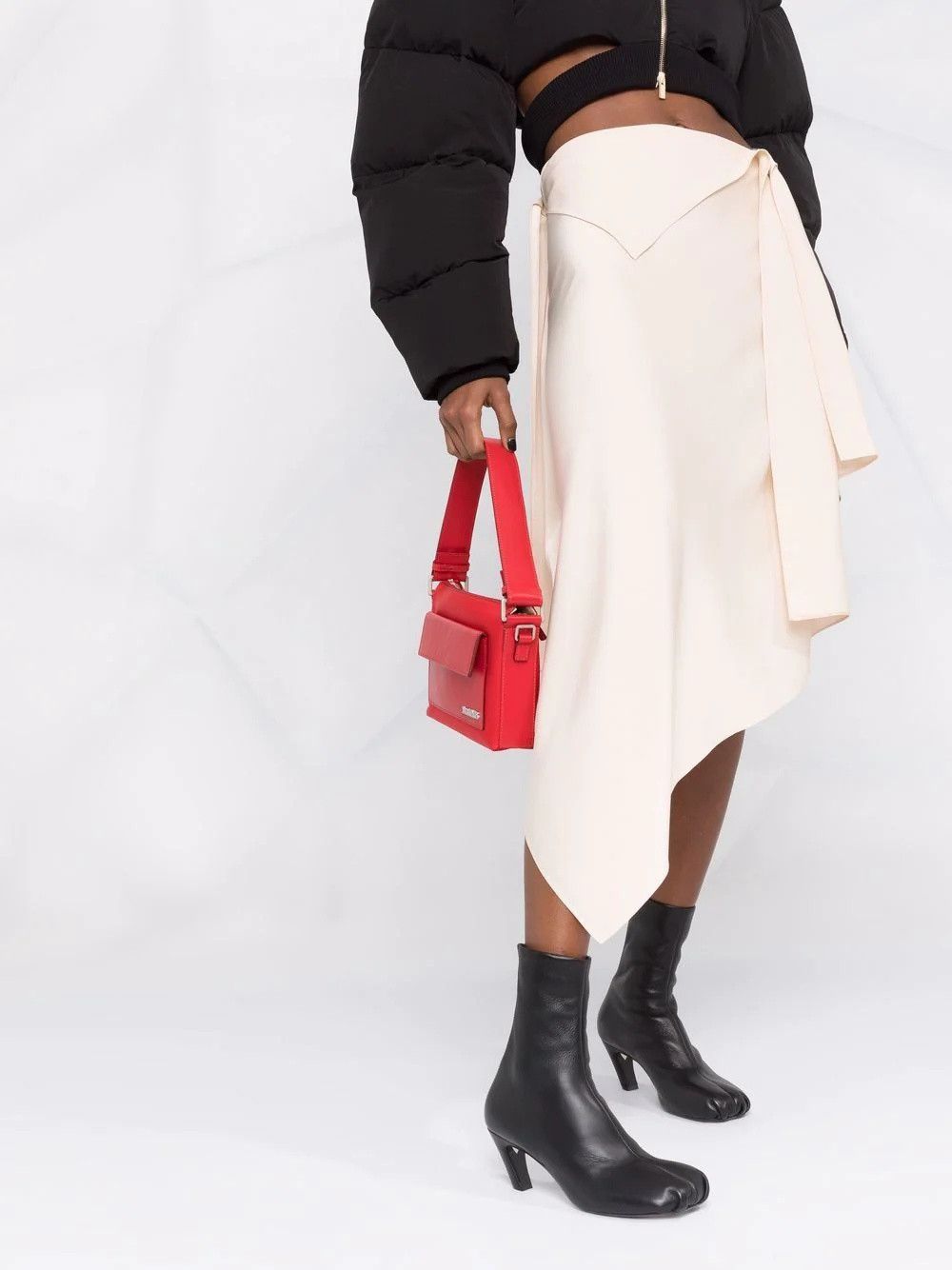 Givenchy o1y0925 Midi Skirt in Beige Size 30" / US 8 / IT 44 - 3 Thumbnail