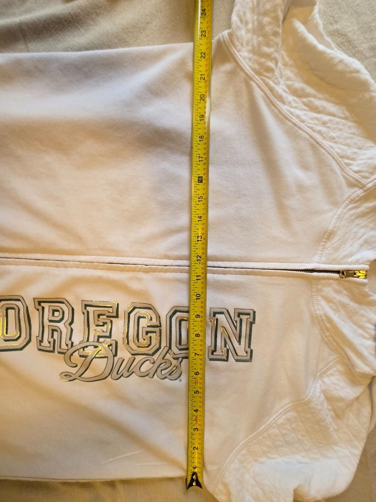 Camp David Oregon Ducks Women's 2XL Hooded Lightweight Jacket Size XXL / US 16-18 / IT 52-54 - 2 Thumbnail