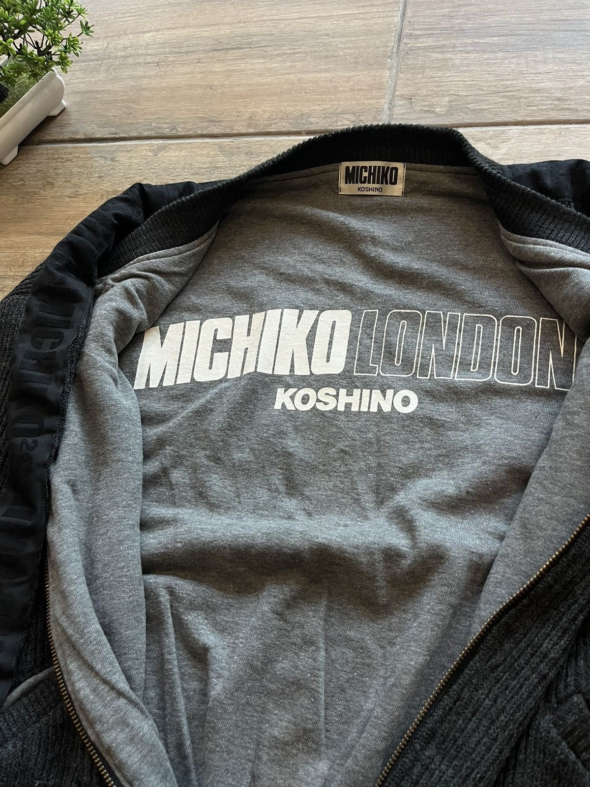 Michiko Koshino × Michiko Koshino London Michiko Koshino Reversible Sidetape Jacket Size US M / EU 48-50 / 2 - 18 Thumbnail