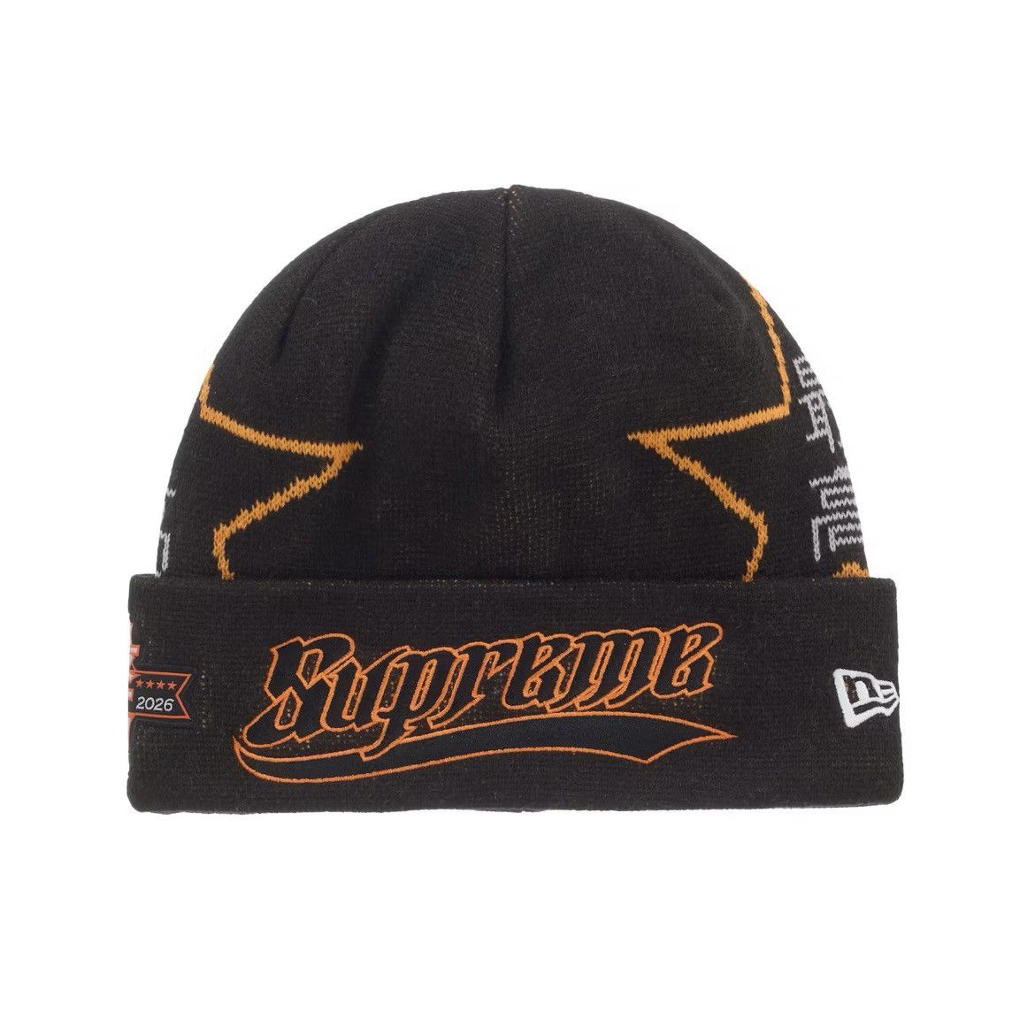 New Era × Supreme Supreme New Era Stars Beanie Size ONE SIZE - 1 Thumbnail