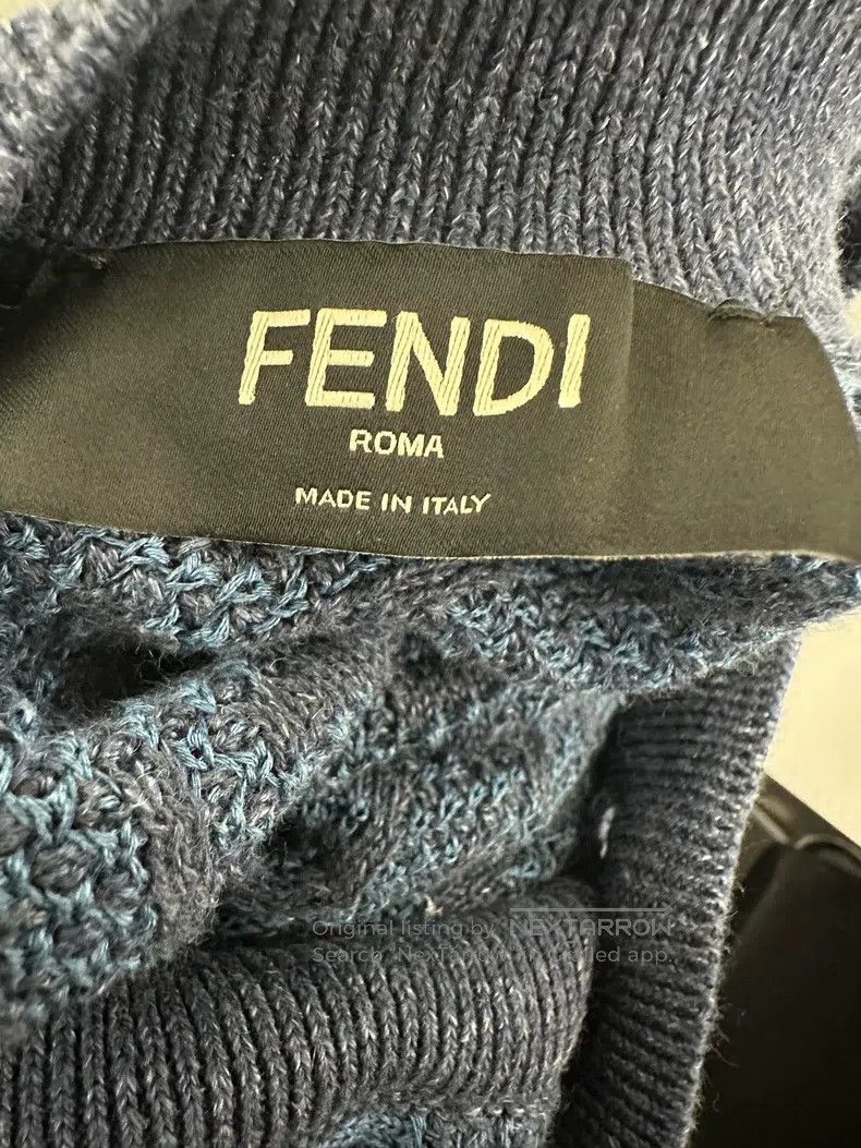 Fendi Fendi FF Cutout Printed Knitted Cardigan Size US S / EU 44-46 / 1 - 3 Thumbnail