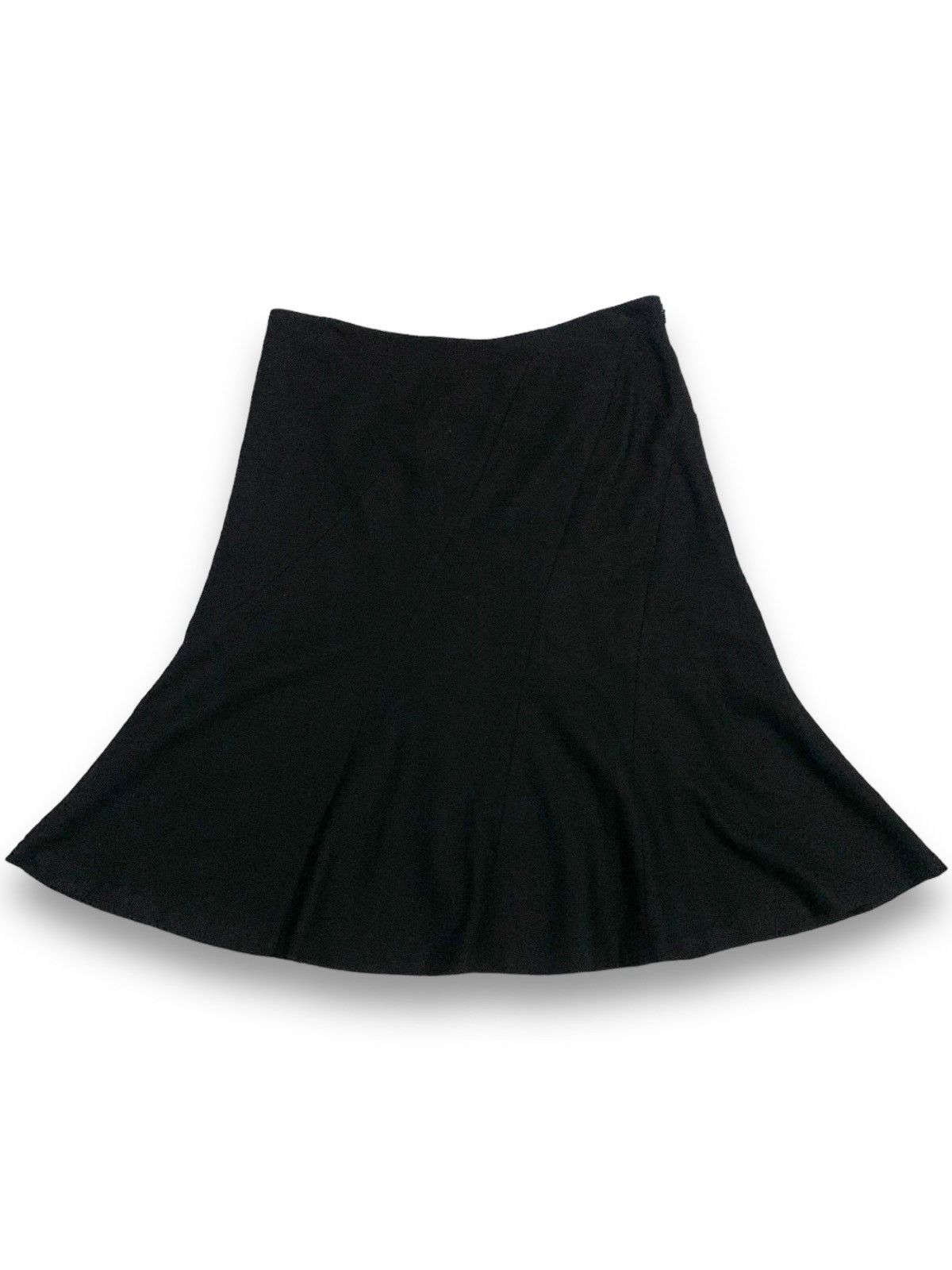 Ralph Lauren Vintage 90s Ralph Lauren Wool Blend Panel Mini Skirt Size 29" - 2 Thumbnail