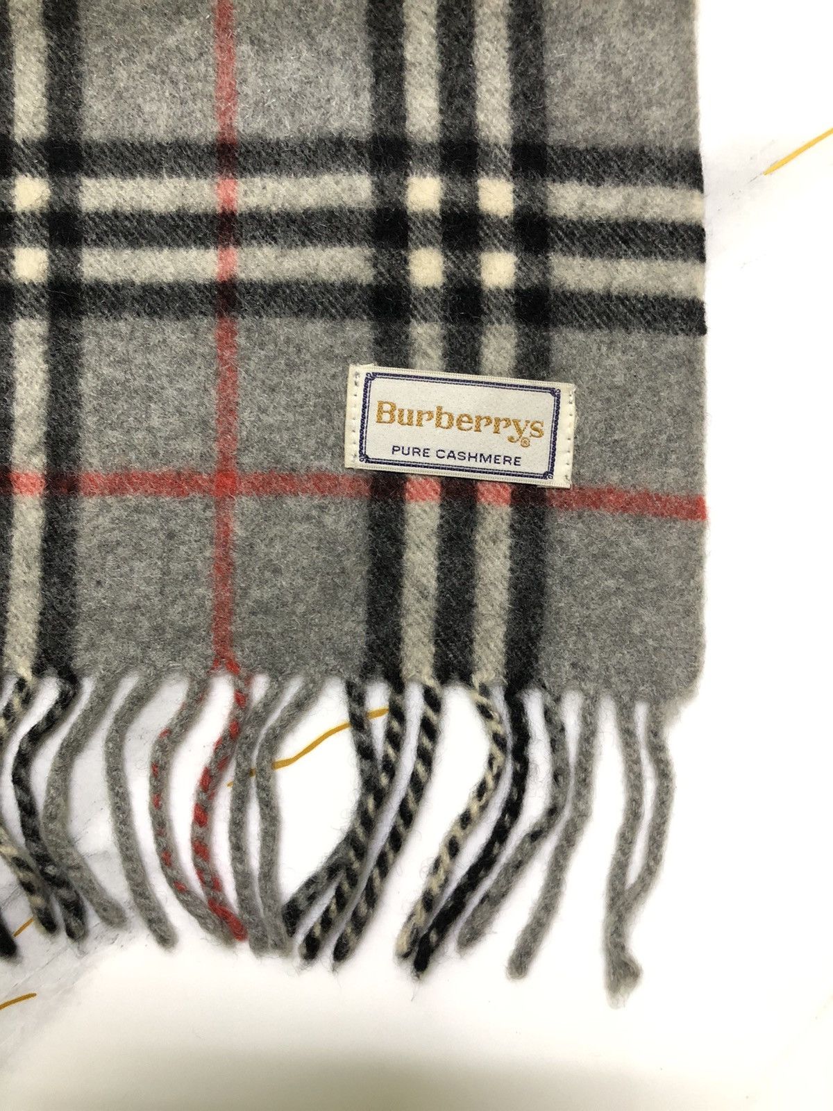 Burberry Vintage Burberry Muffler Scarf -(SC0049) Size ONE SIZE - 6 Thumbnail