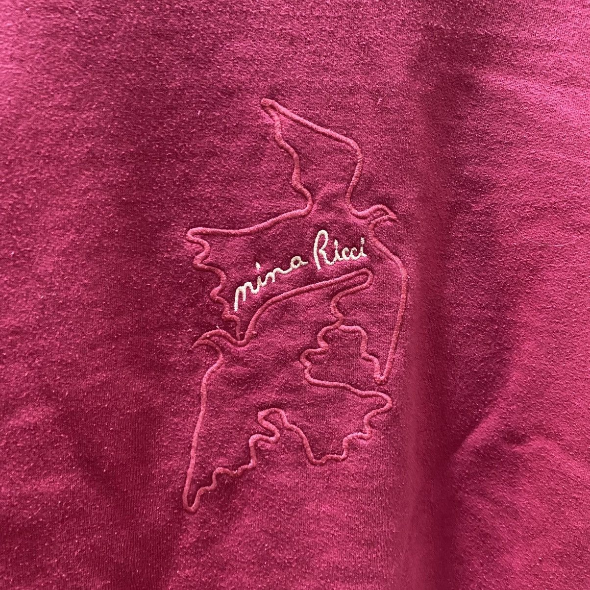 Vintage Nina Ricci Embroidered Birds Sweatshirt Size US M / EU 48-50 / 2 - 5 Thumbnail