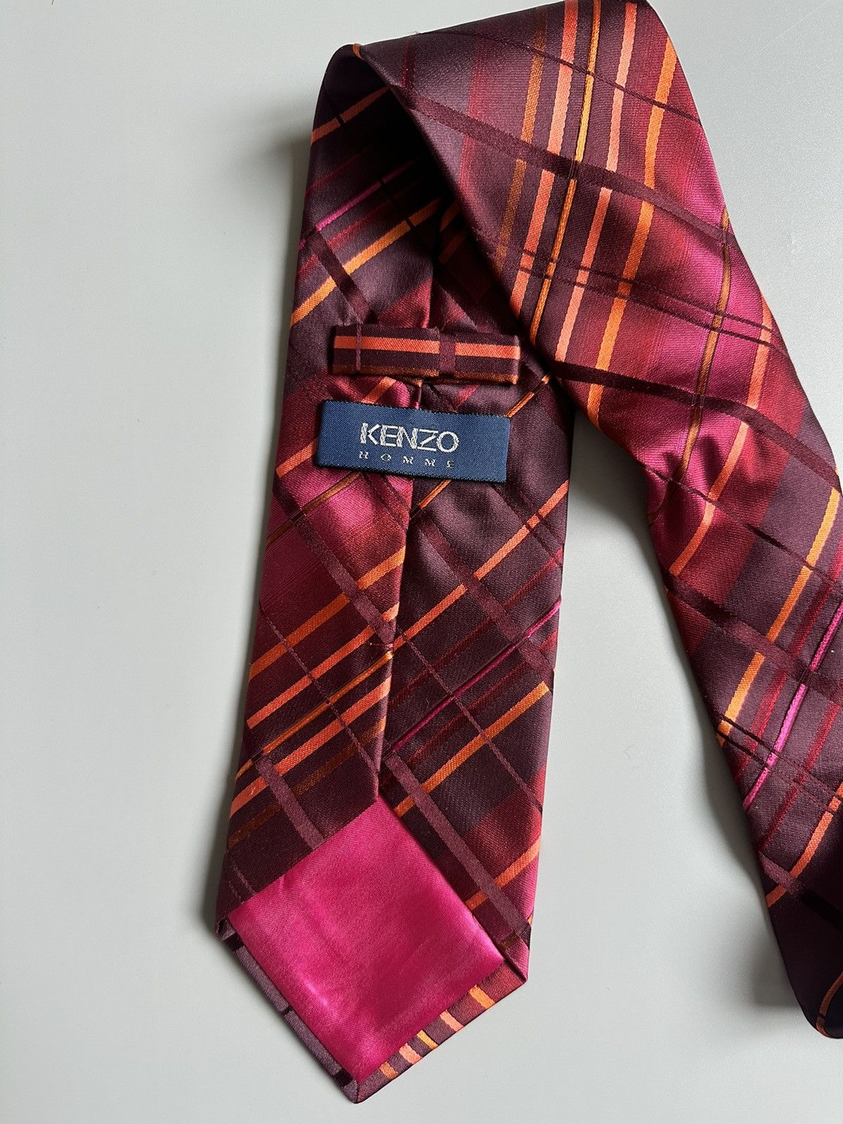 Kenzo Kenzo Homme Stripe Tie Silk Made in Italy Size ONE SIZE - 3 Thumbnail