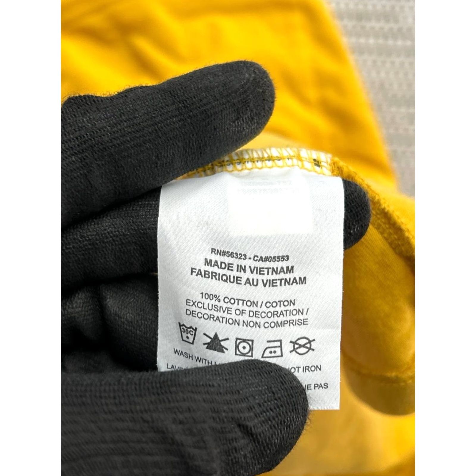 Jordan Brand Air Jordan Shirt Mens Medium Yellow Cotton Pullover Size US M / EU 48-50 / 2 - 4 Thumbnail