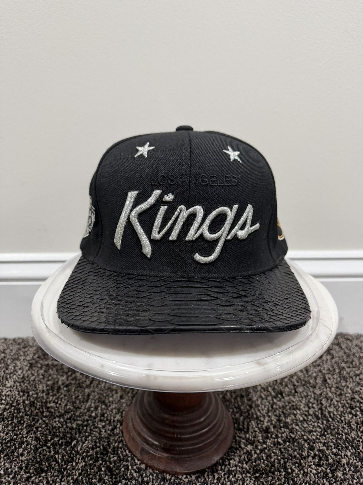 Just Don × Mitchell & Ness Just Don x Mitchell & Ness NHL Los Angeles Kings Black Hat Size ONE SIZE - 1 Thumbnail