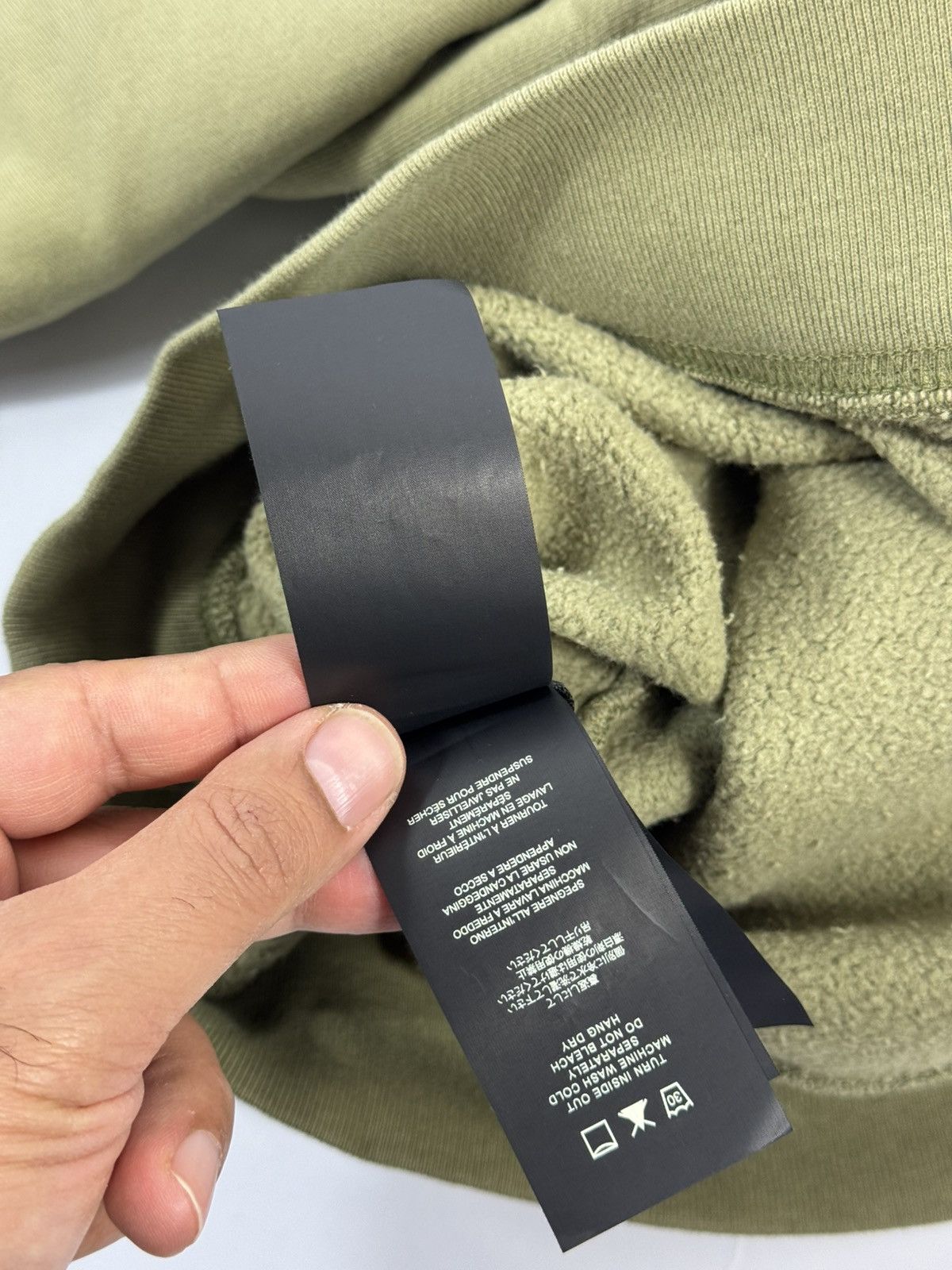 Fear of God SEVENTH COLLECTION FG7C KHAKI SUN-FADE OVERSIZED HOODIE Size US S / EU 44-46 / 1 - 18 Thumbnail