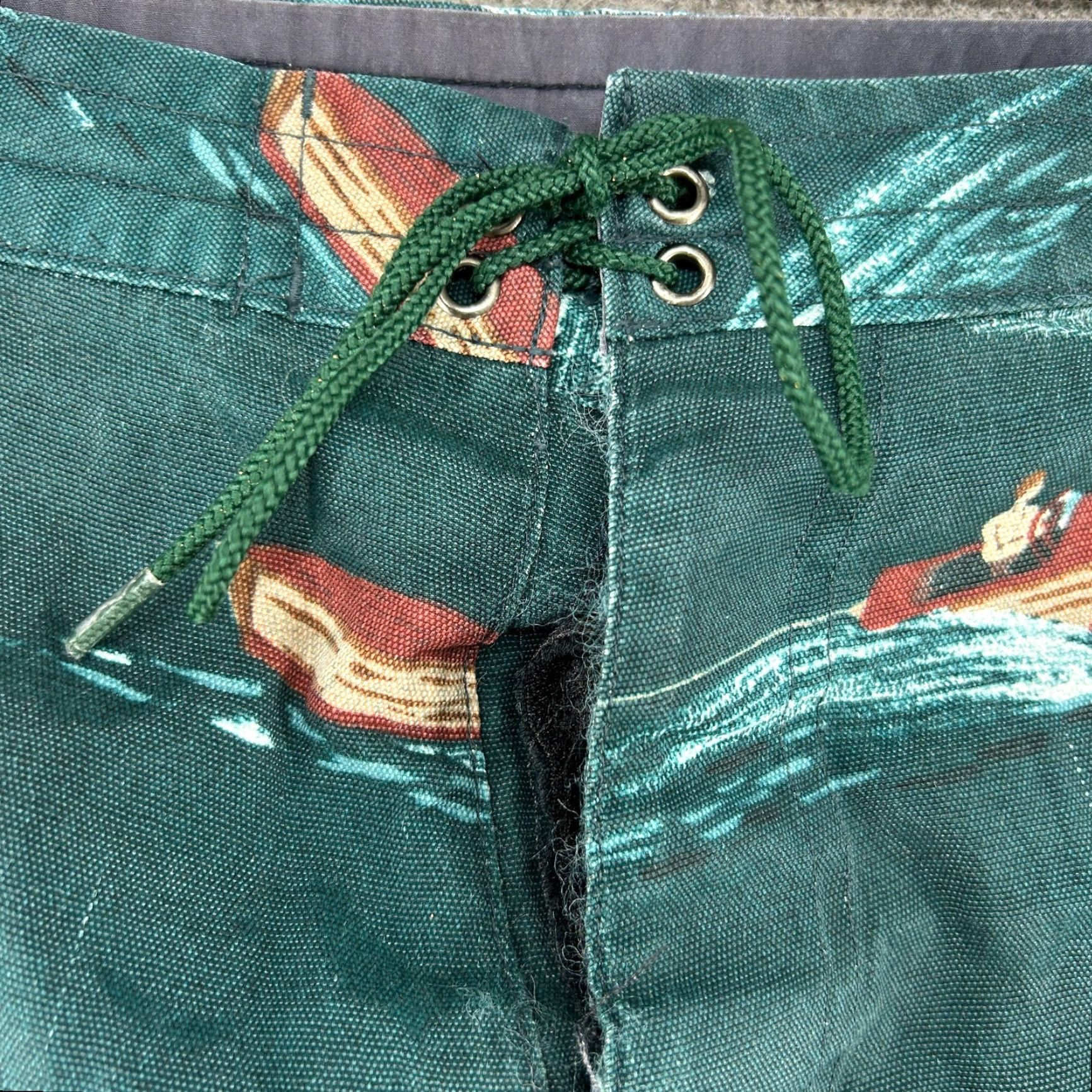 Polo Ralph Lauren VINTAGE Polo Ralph Lauren Board Shorts Men XL Green Trunks Banana Boat Sportsman Size US XL / EU 56 / 4 - 2 Thumbnail