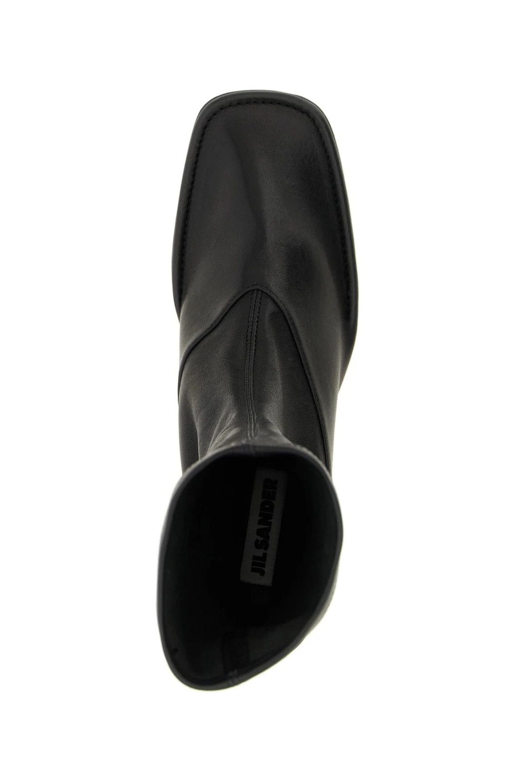 Jil Sander JIL SANDER Black Leather Ankle Boots New & Authentic Size US 6 / IT 36 - 4 Thumbnail