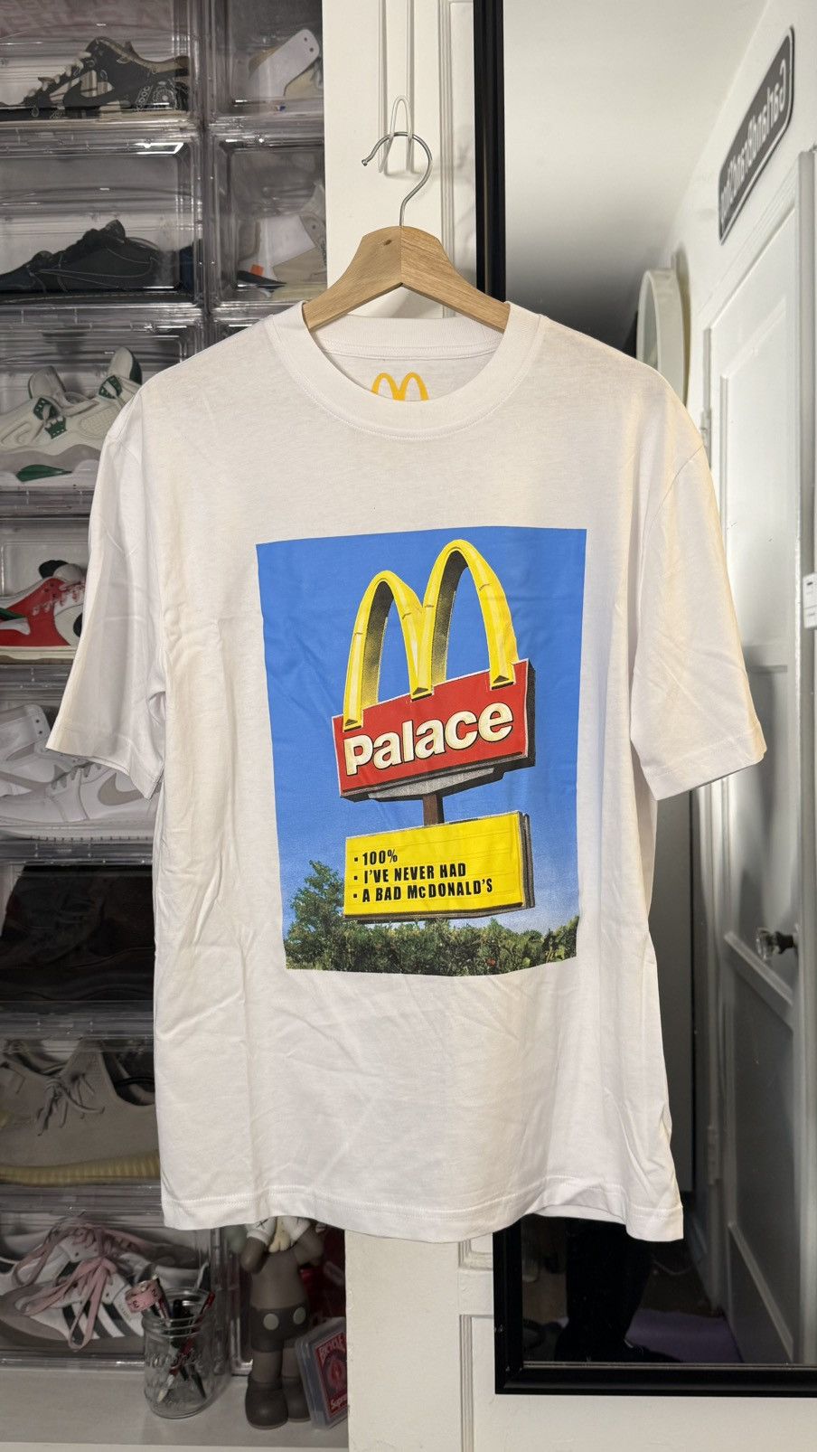 Palace Palace x McDonalds Tee "White" Size US M / EU 48-50 / 2 - 1 Thumbnail