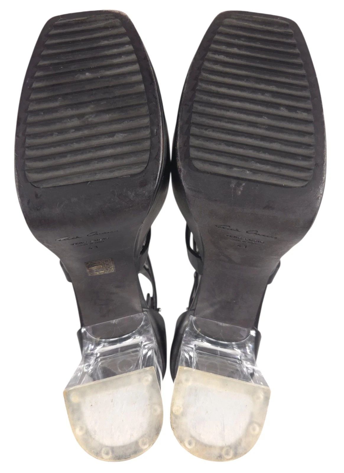 Rick Owens Rick Owens Clear Plexi Heel Platform Sandals US 11 EU 41 Size US 11 / IT 41 - 9 Thumbnail