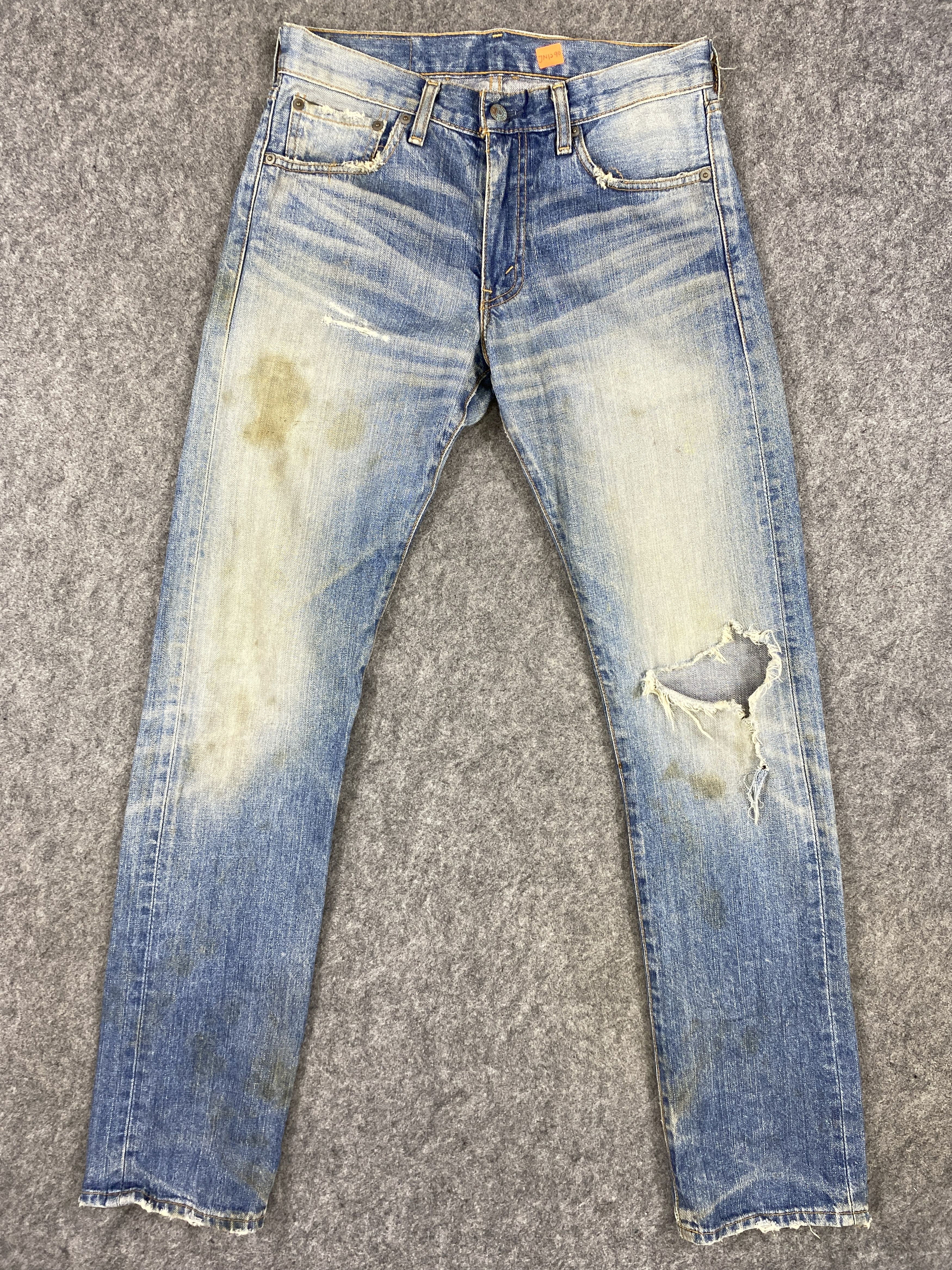 Vintage Dirty Used Blue Vintage Levi's 505 Jeans 29x33 Denim -JN1290 Size US 29 - 1 Thumbnail