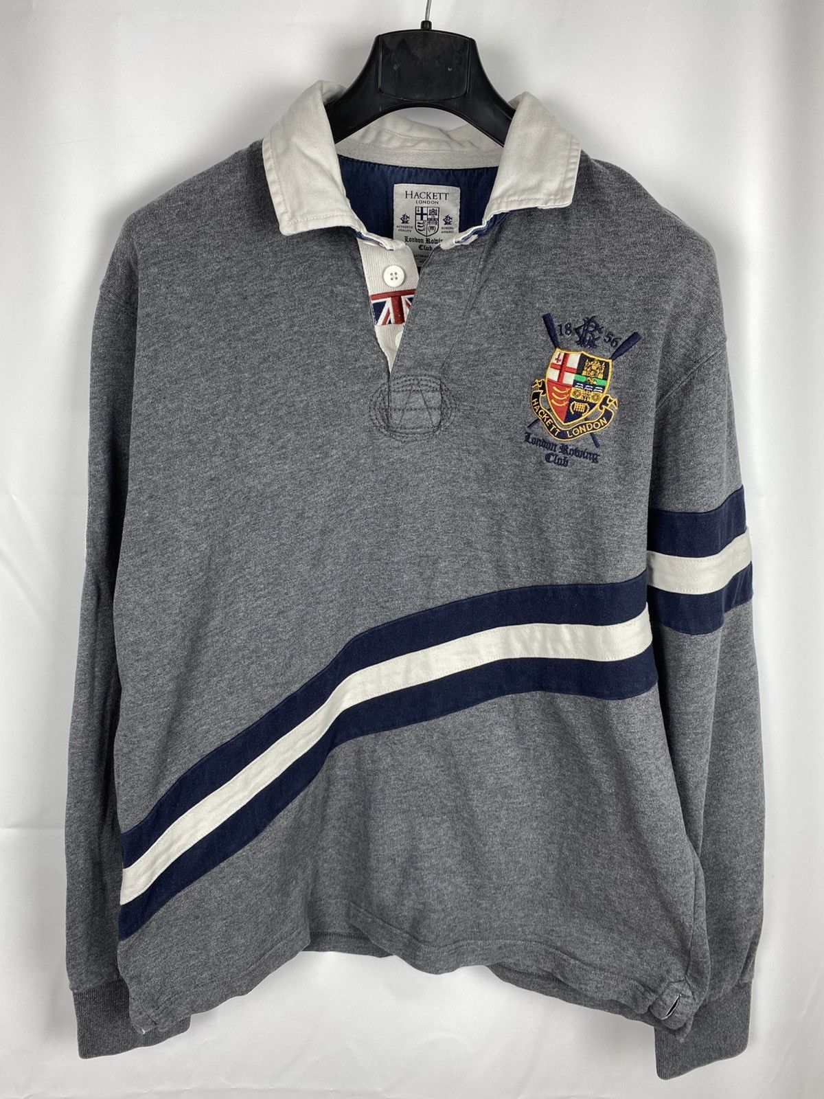 Hackett Hackett Collared Longsleeve Cotton Logos Men size M Size US M / EU 48-50 / 2 - 1 Thumbnail