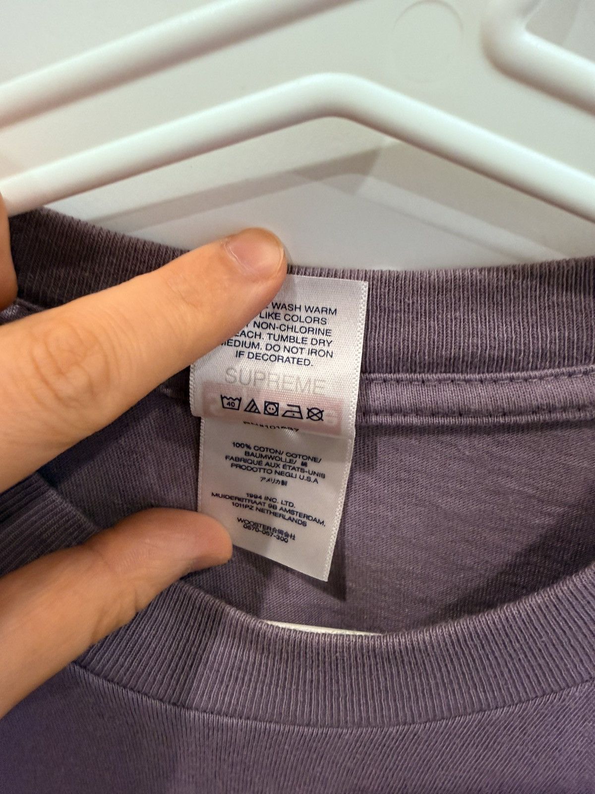 Supreme Supreme Logo Tee Size M Size US M / EU 48-50 / 2 - 4 Thumbnail