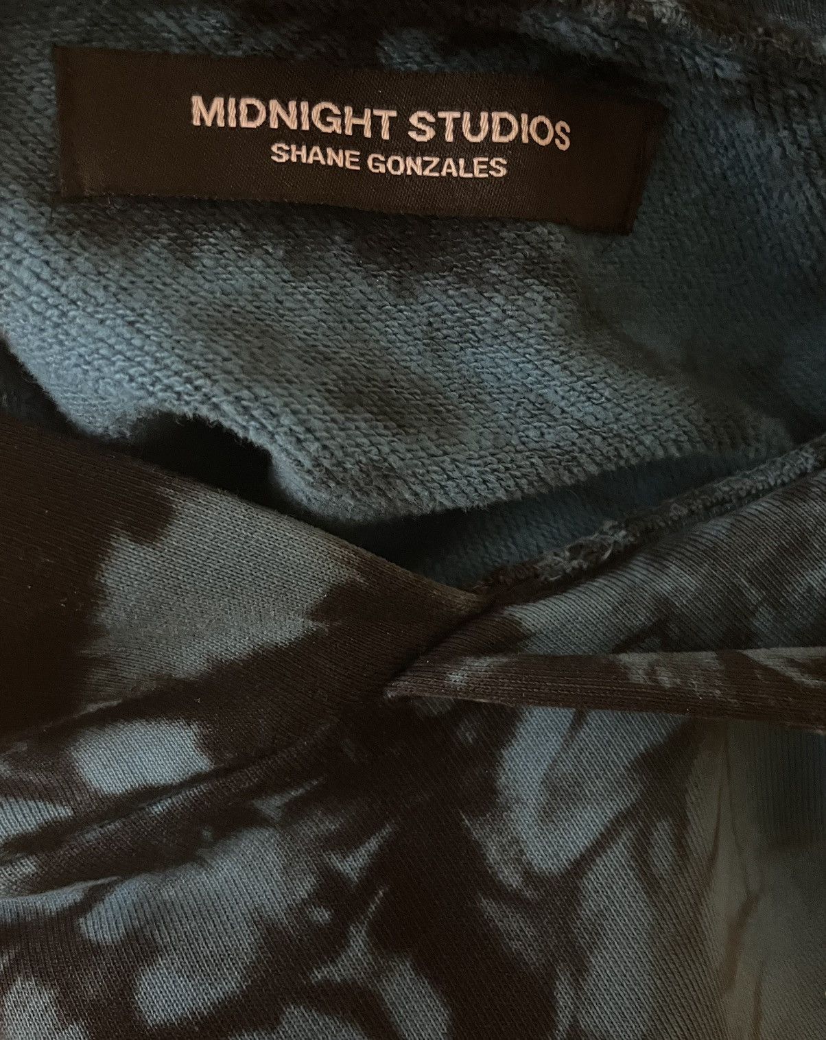 A$AP Rocky × MiDNIGHT × Midnight Studios Midnight Studios Blue Tie Dye Hoodie Size US S / EU 44-46 / 1 - 3 Thumbnail