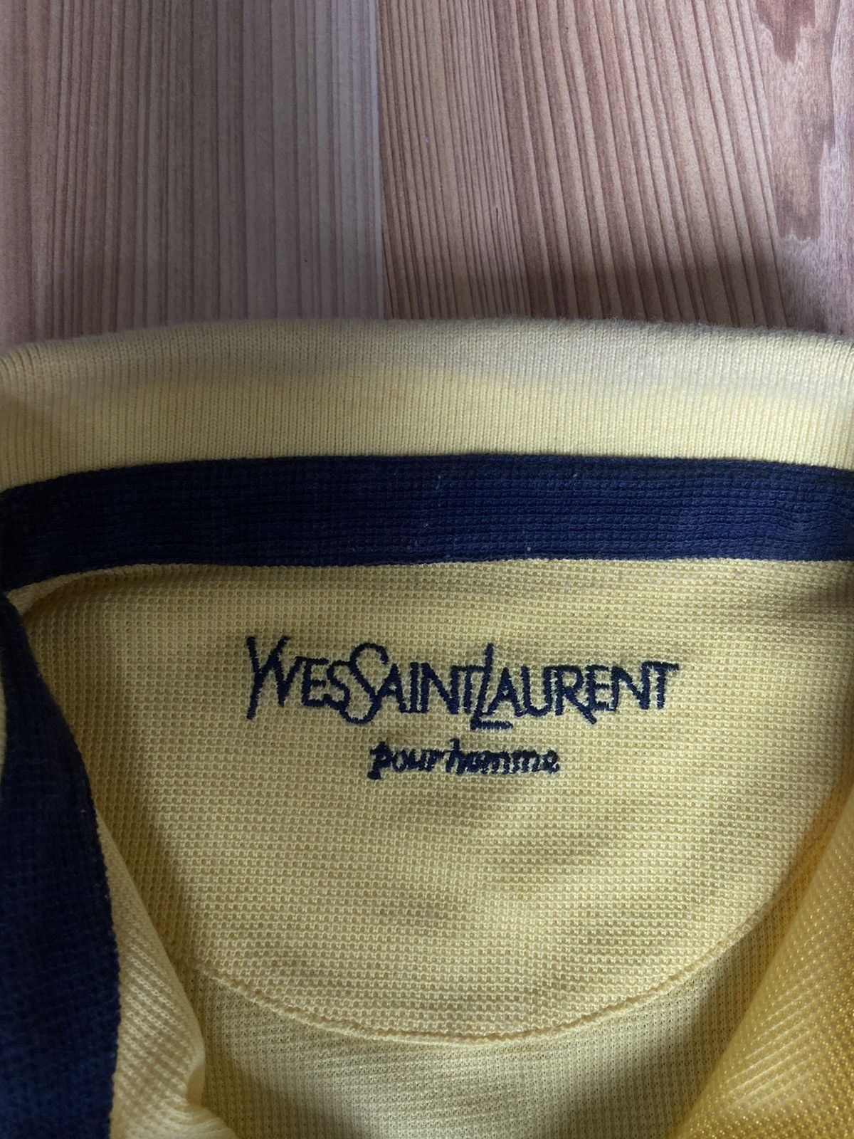 Yves Saint Laurent Vintage Polo Shirt Yves Saint Laurent Rare Item Size US XL / EU 56 / 4 - 7 Thumbnail