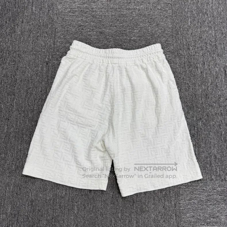 Fendi Fendi Double F Print White Shorts. Size US 30 / EU 46 - 2 Thumbnail