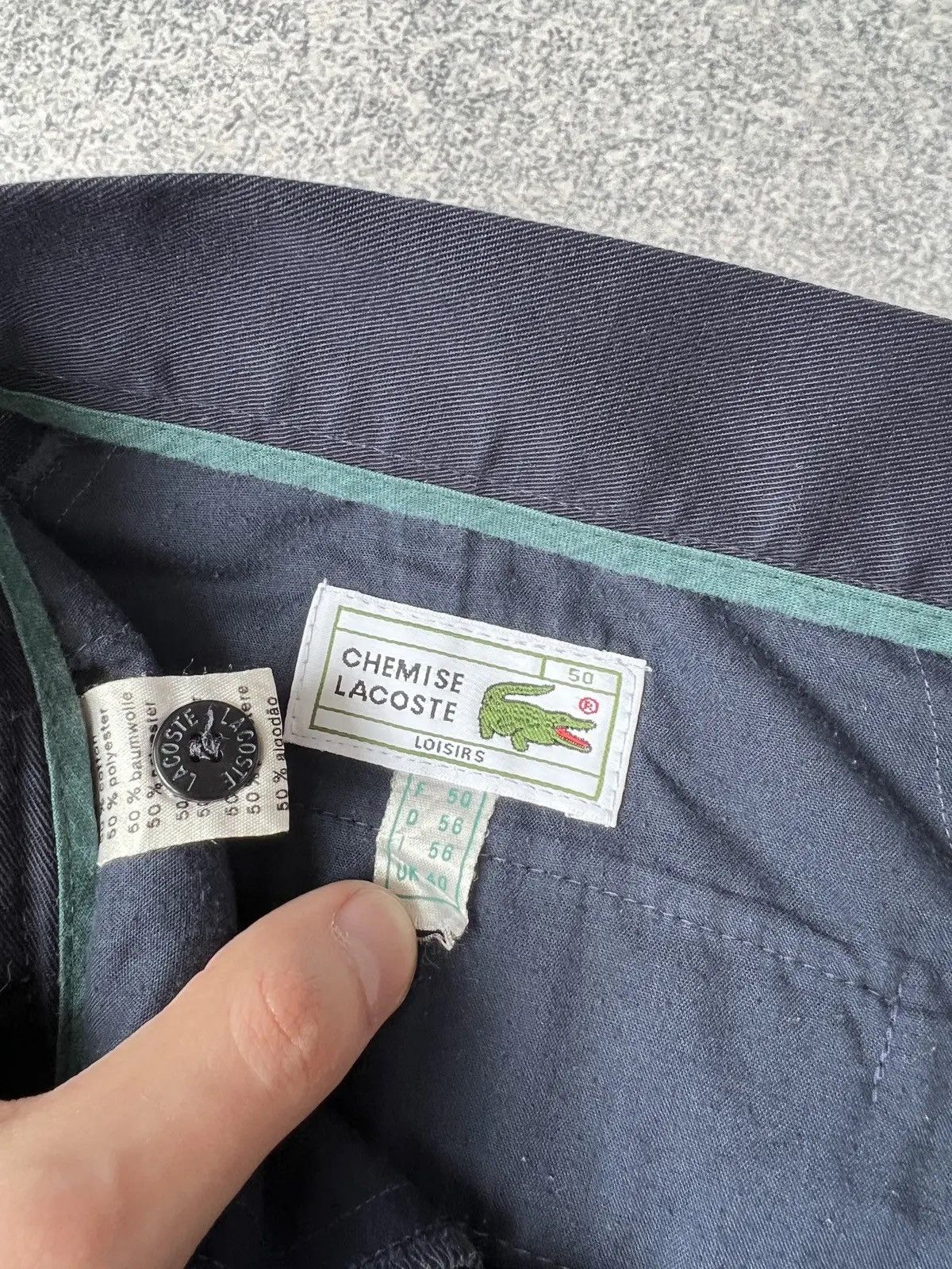 Lacoste × Vintage Vintage Lacoste chemise chino shorts Size US 34 / EU 50 - 8 Thumbnail