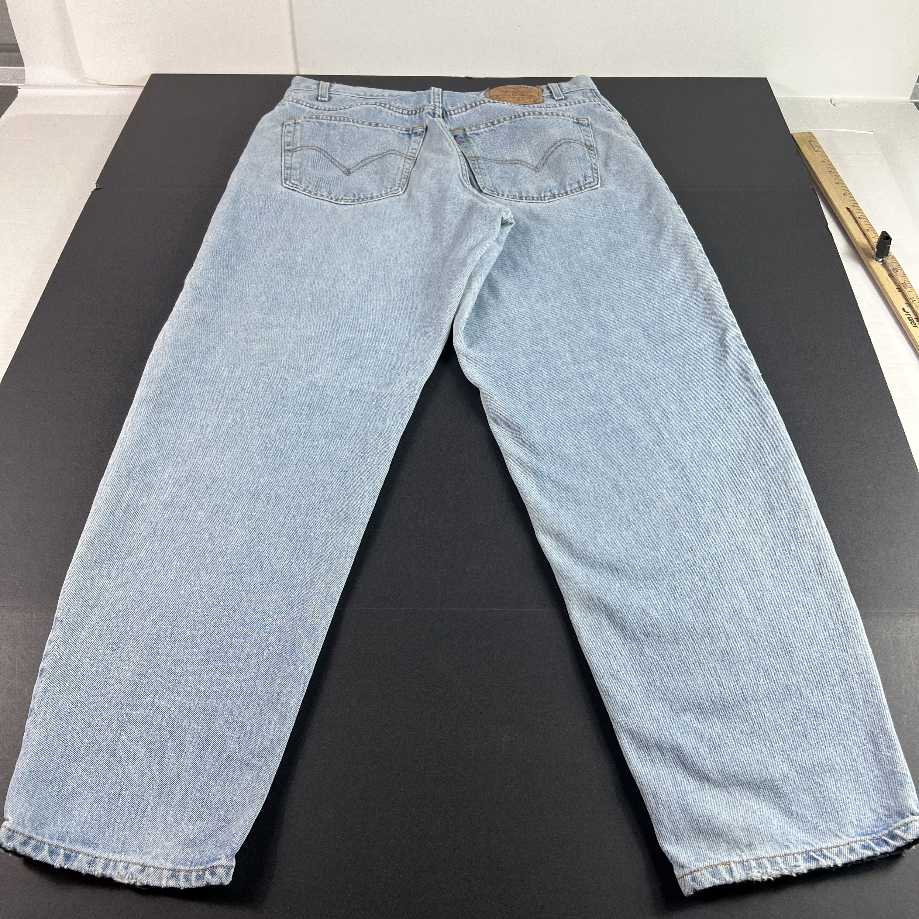 Levi's Y2K Levi's Jeans 560 Loose Tapered Blue Faded Cotton Denim Size US 35 - 12 Thumbnail