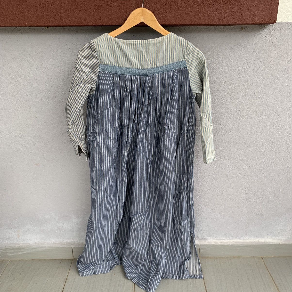 Kapital KAPITAL Denim Dress Multi stripe patchwork Size S / US 4 / IT 40 - 4 Thumbnail