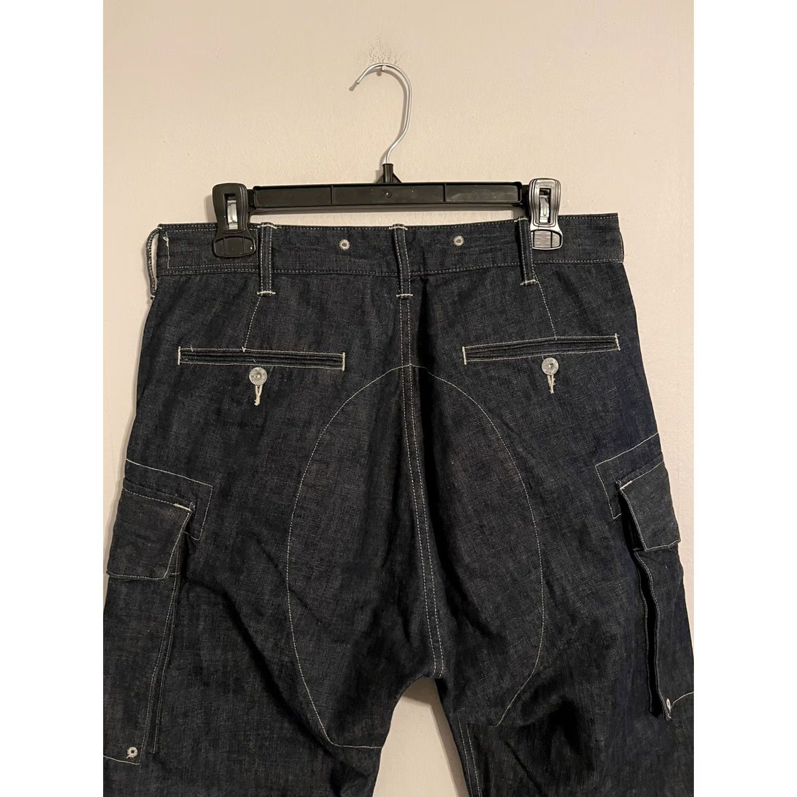 Denime RRL Ralph Lauren Denim Jeans WW2 Style Sanforized Cargo Button Fly Men's 31 Size US 31 - 5 Thumbnail