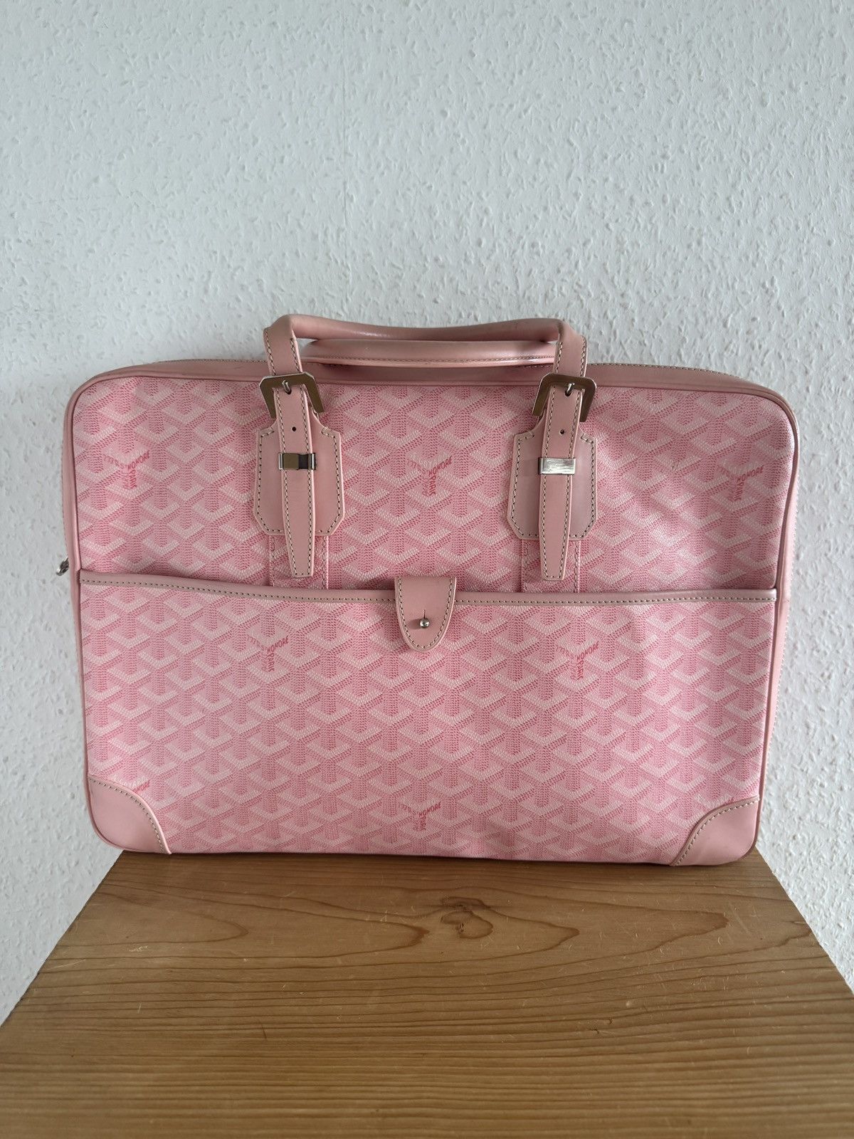 Goyard Goyard Ambassade MM Pink Monogram Briefcase Size ONE SIZE - 24 Thumbnail