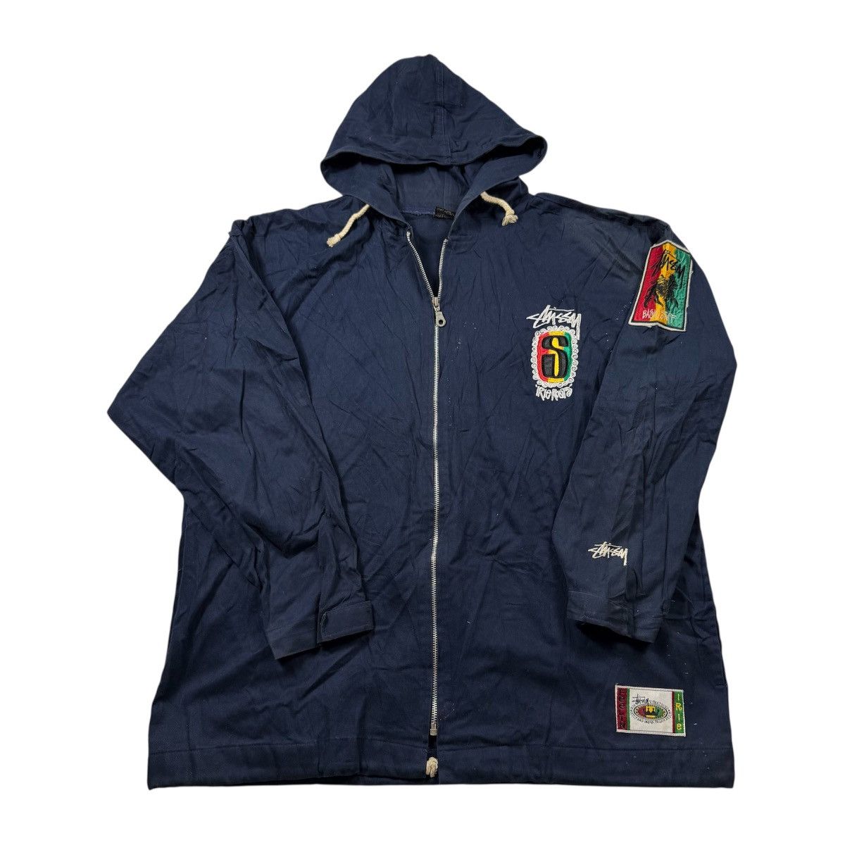 Carhartt × Stussy 90's Carhartt Stussy Tommy Boy Record Hoodie