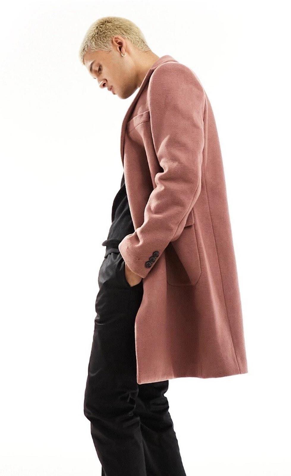 Other Devils Advocate longline oversized lapel coat in red-pink Size US XL / EU 56 / 4 - 3 Thumbnail