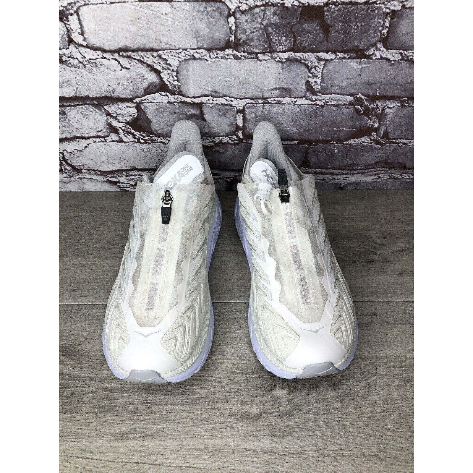Hoka HOKA Project Clifton Blanc de Blanc Lunar Rock White Mesh Ce Size US 9 / IT 39 - 18 Thumbnail