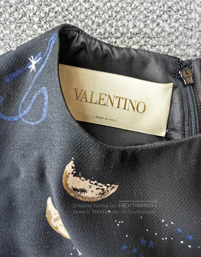 Valentino Valentino Starry sky wool silk vest dress Size S / US 4 / IT 40 - 5 Thumbnail
