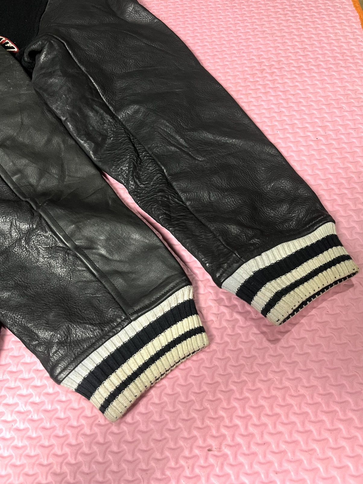 The Flat Head THE FLATHEAD Stajan Sleeve Leather Wool Amekaji Black Size US M / EU 48-50 / 2 - 12 Thumbnail