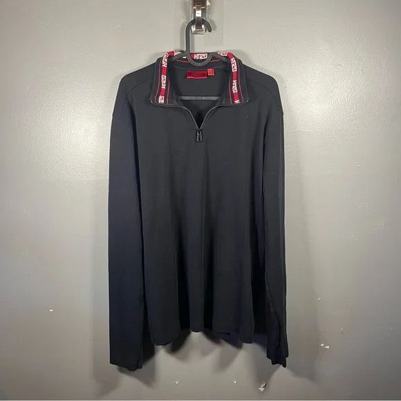 Hugo Boss Hugo Boss Quarter Zip Sweater Size US L / EU 52-54 / 3 - 4 Thumbnail