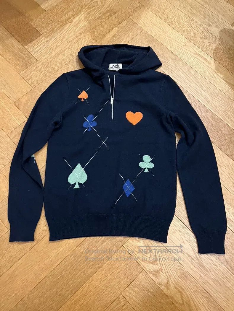 Hermes Hermes Cashmere Zip-Up Hooded Knit Size US XS / EU 42 / 0 - 1 Thumbnail