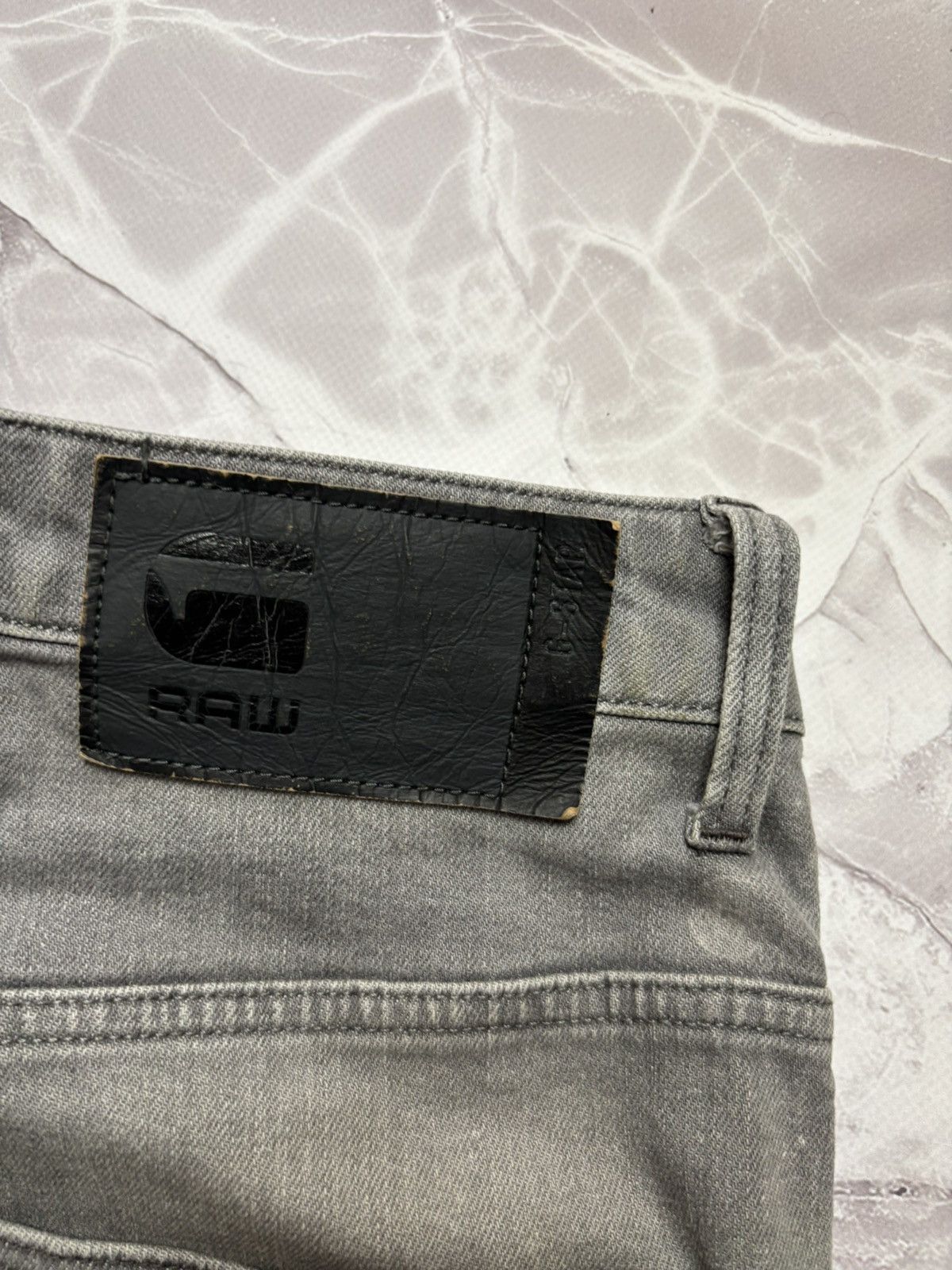 Designer × G-Star G Star Raw ARC 3D Tapered Jeans Denim Grey Mens 32 x 34 Size US 32 / EU 48 - 10 Thumbnail